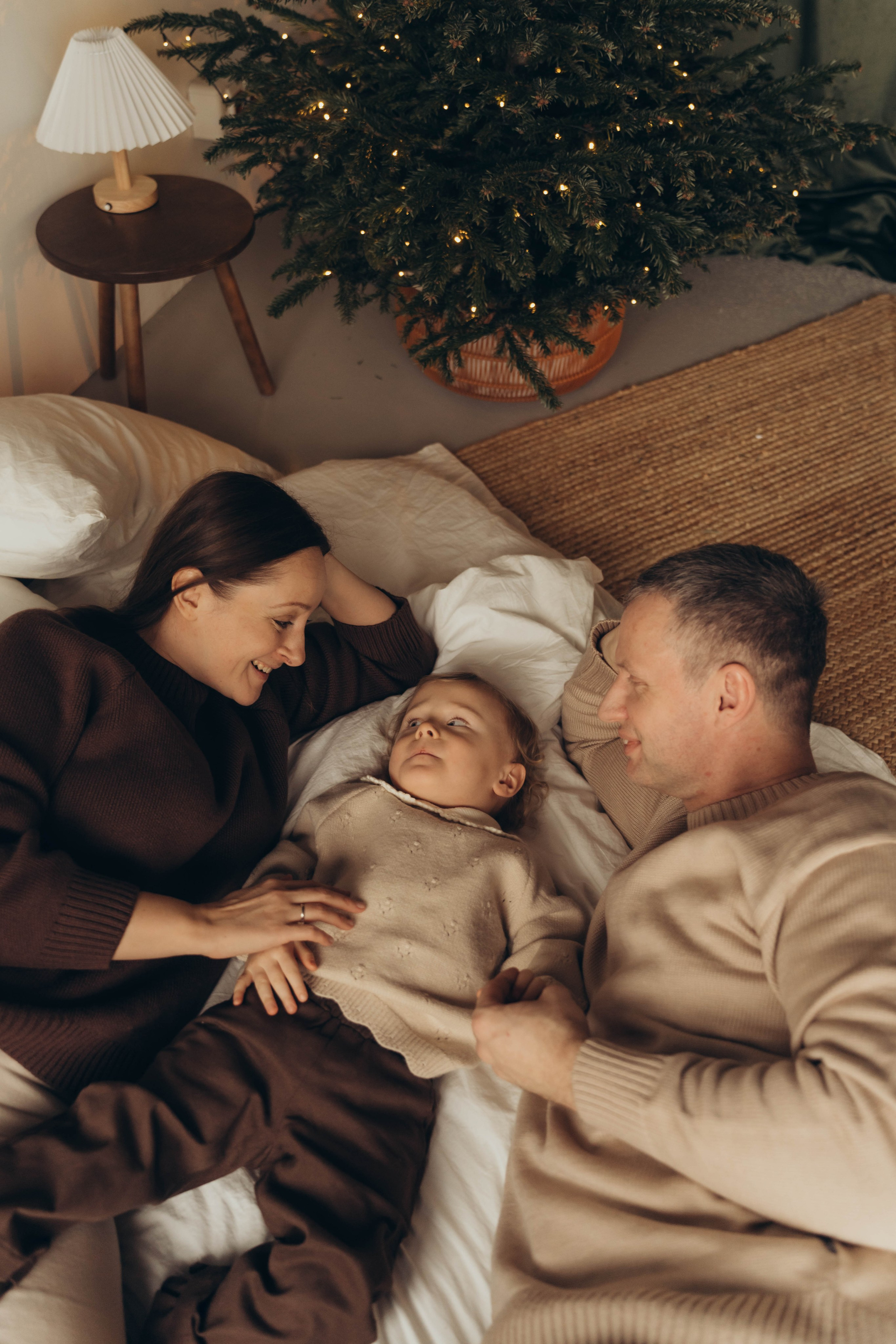 Екатерина, Николай и малышка Аня