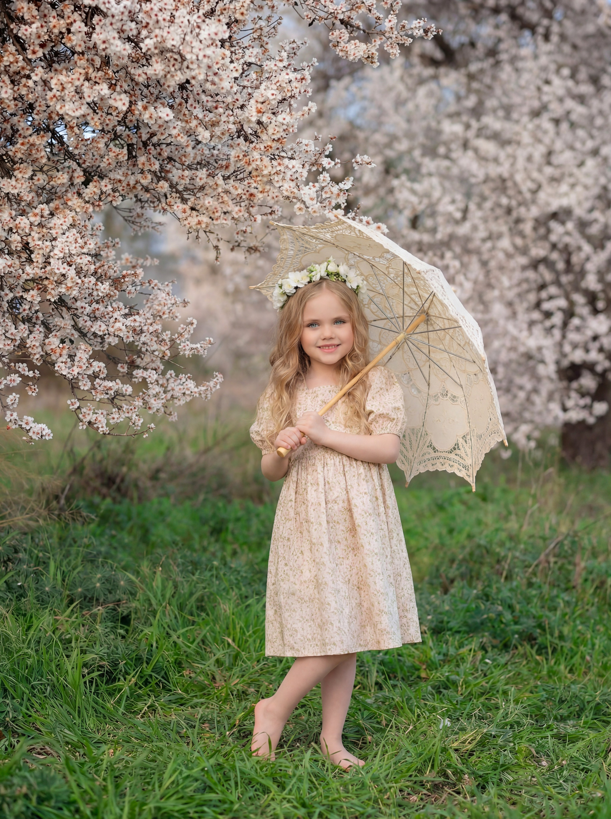 Цветущий сад. Детская фотостудия Москва