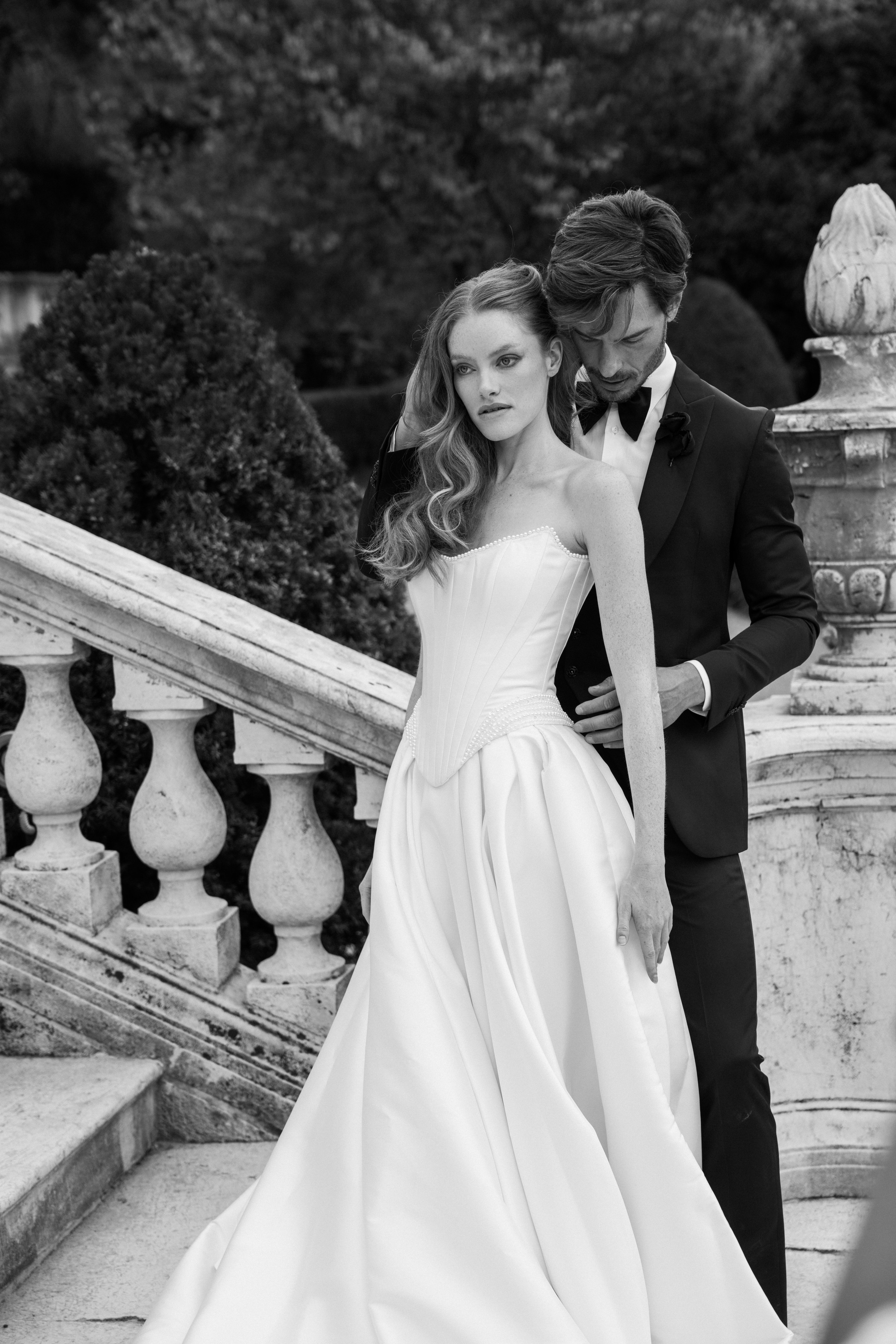 Luxury wedding stationery styled with fine art details