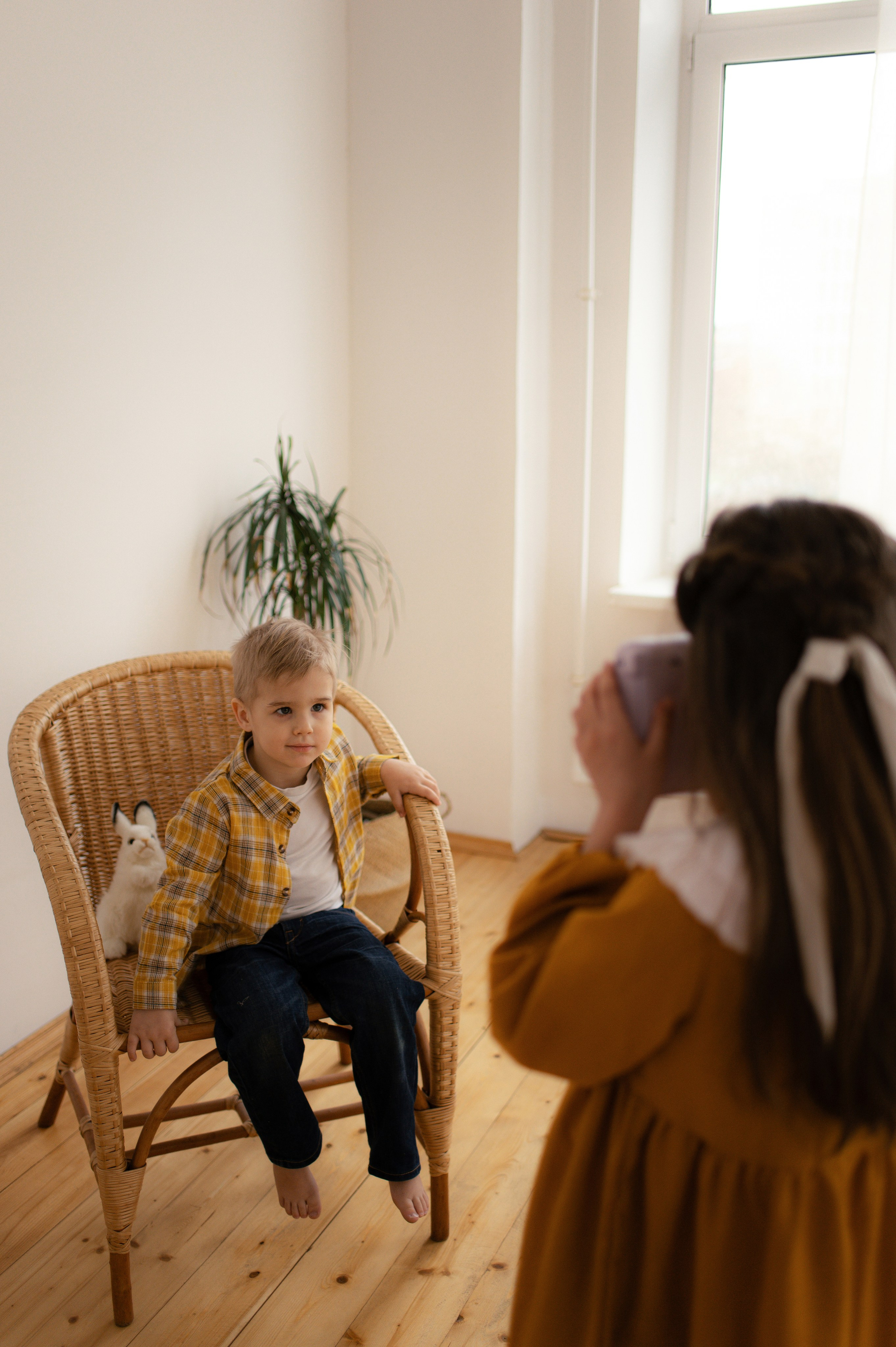 Семейная фотосессия в студии. Семейный и свадебный фотограф в Санкт-Петербурге Юлия Мельникова