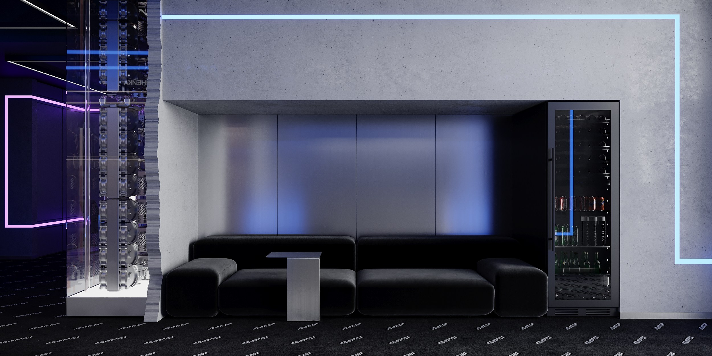 Дизайн интерьера компьютерного клуба. Дизайн интерьера Санкт-Петербург | Москва | Калининград