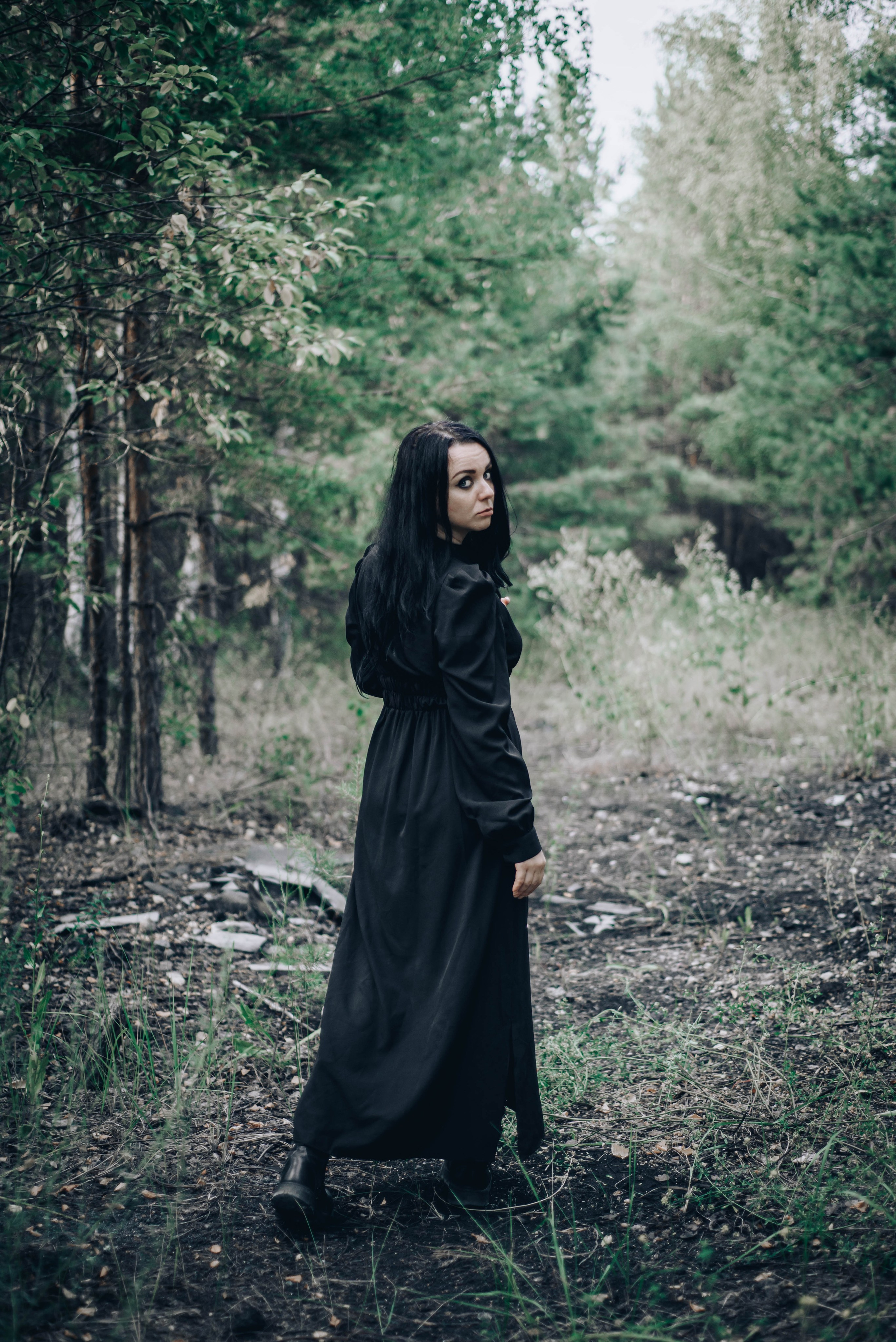 Готичная фотосессия для Ксюши. Мотофотограф в Нижнем Новгороде Динара Зуйкова