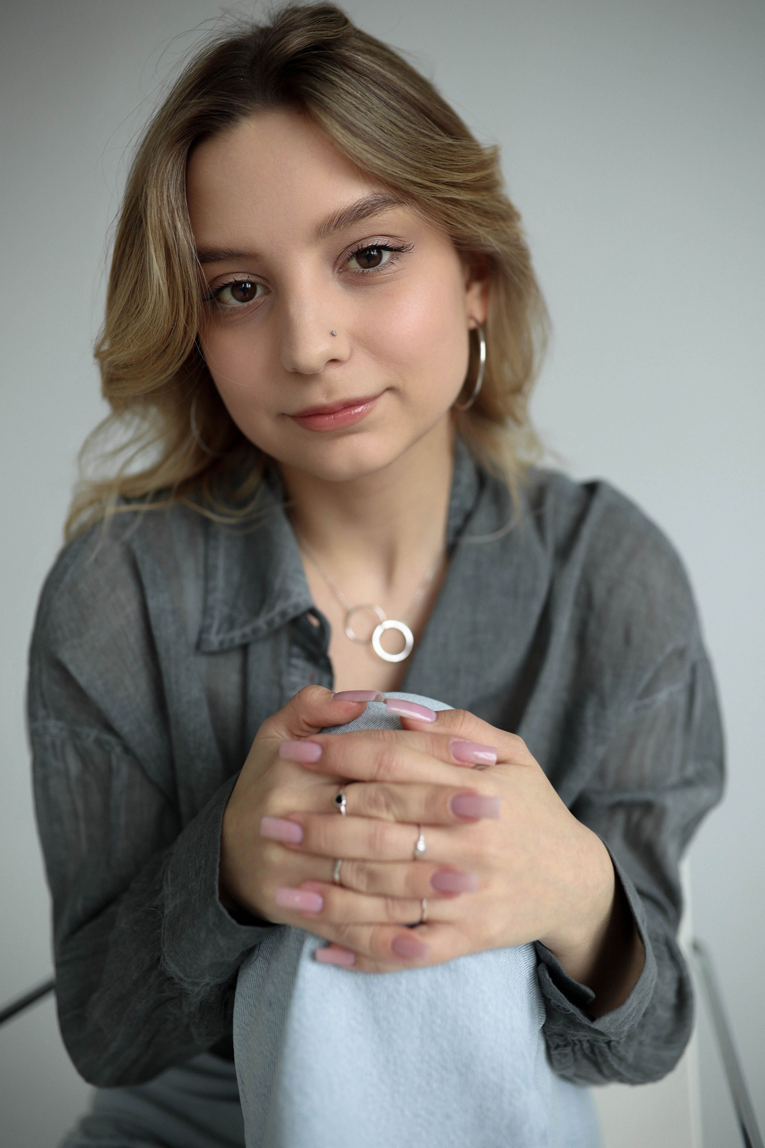 Фотосъемка для Юли в студии. Фотограф Самара Лена Мандарин