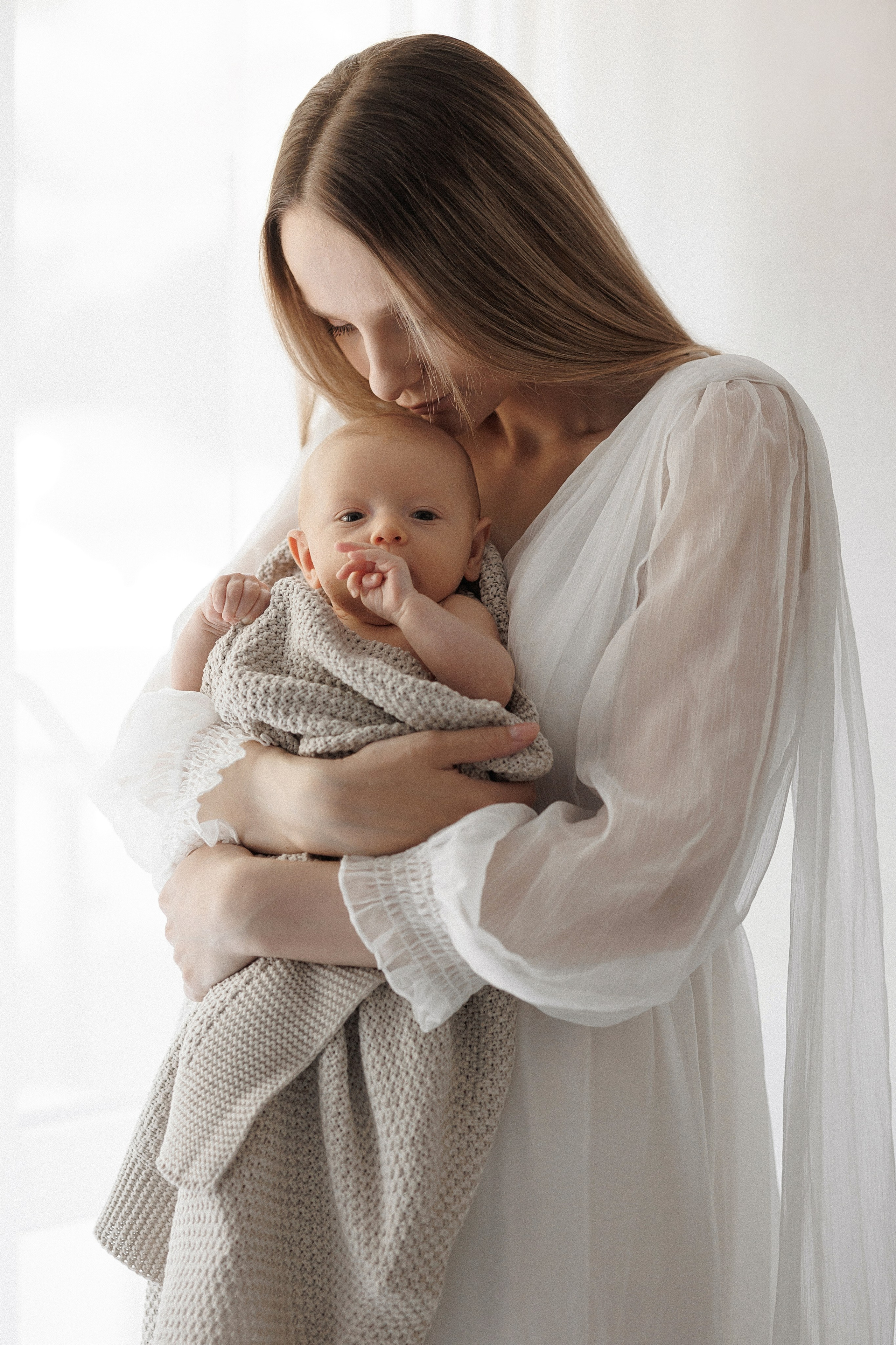 Фотосессия малышки 2 месяца. Фотограф новорожденных в Сочи Екатерина Вялова