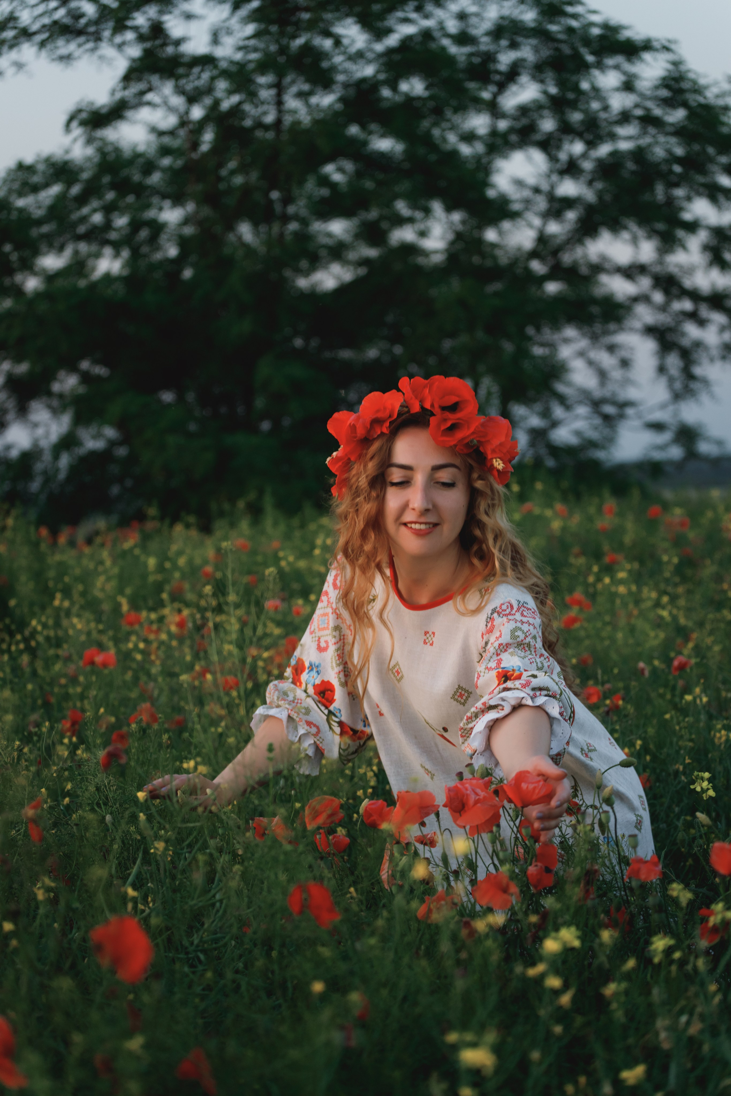 Фотосессия в маковом поле на закате. Свадебный и семейный фотограф в Краснодарском крае Мария Данилкина