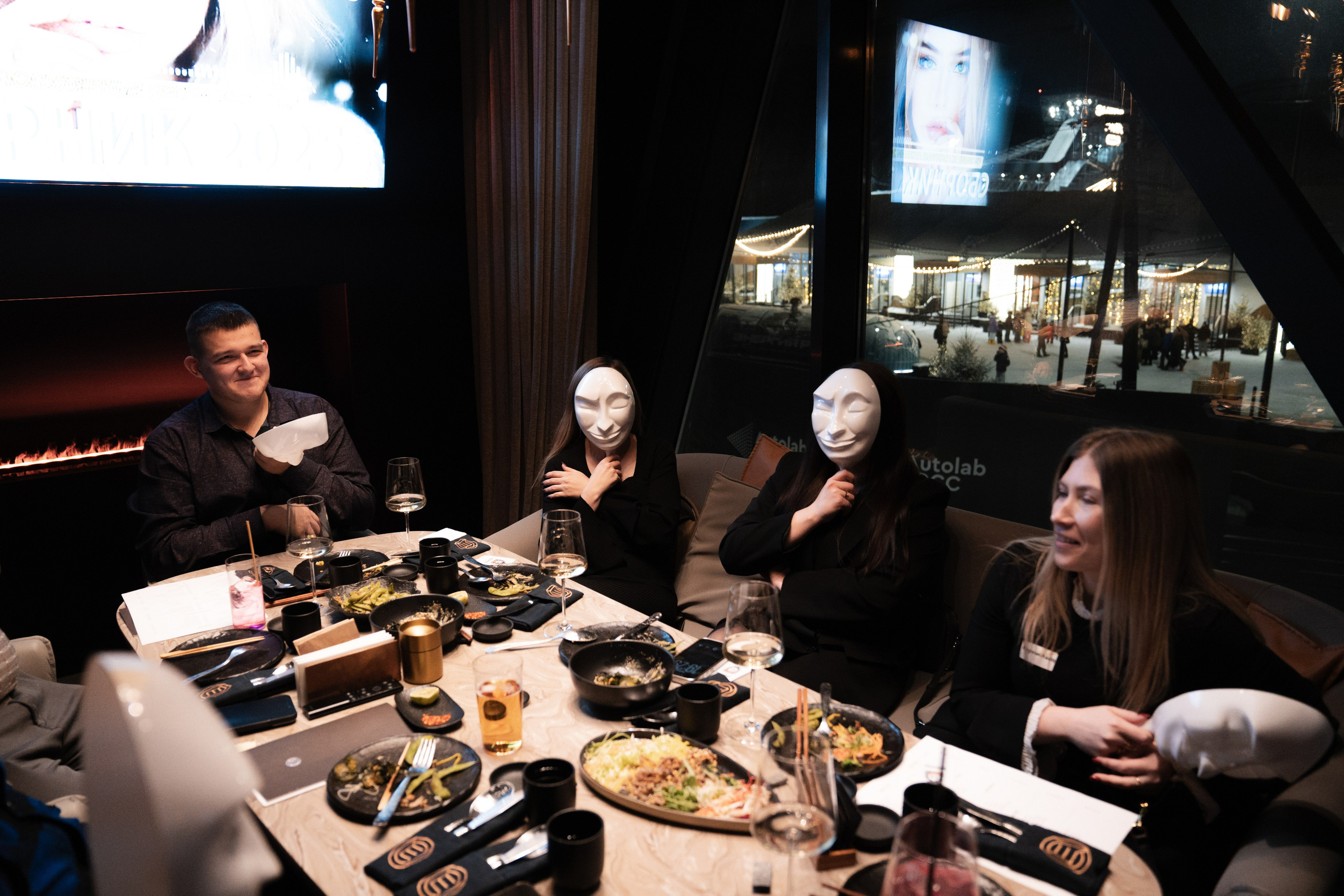 Корпоратив Максим и Настя