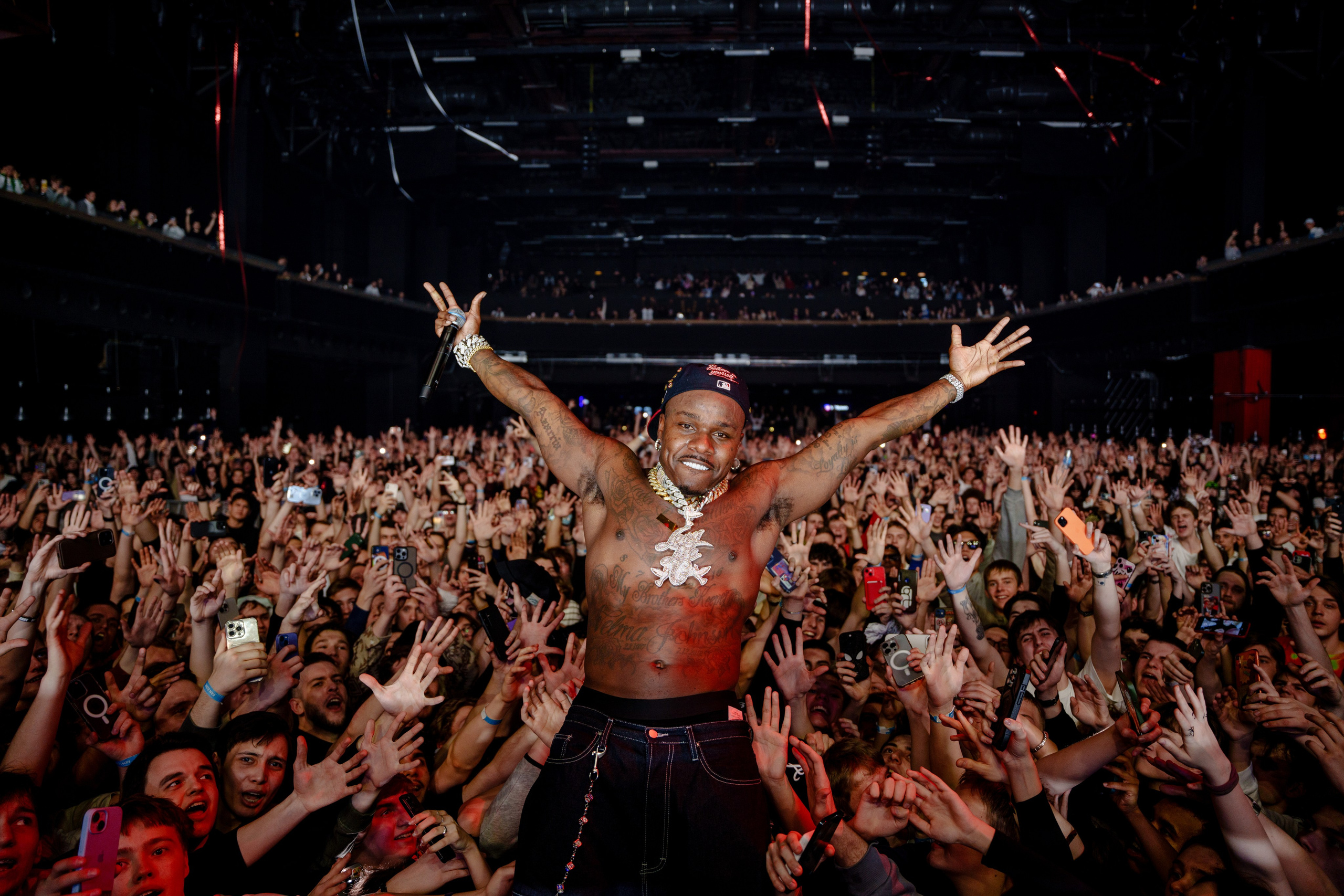 DaBaby в Москве в VK STADIUM. Репортажный фотограф Москва Сергей Дружинин