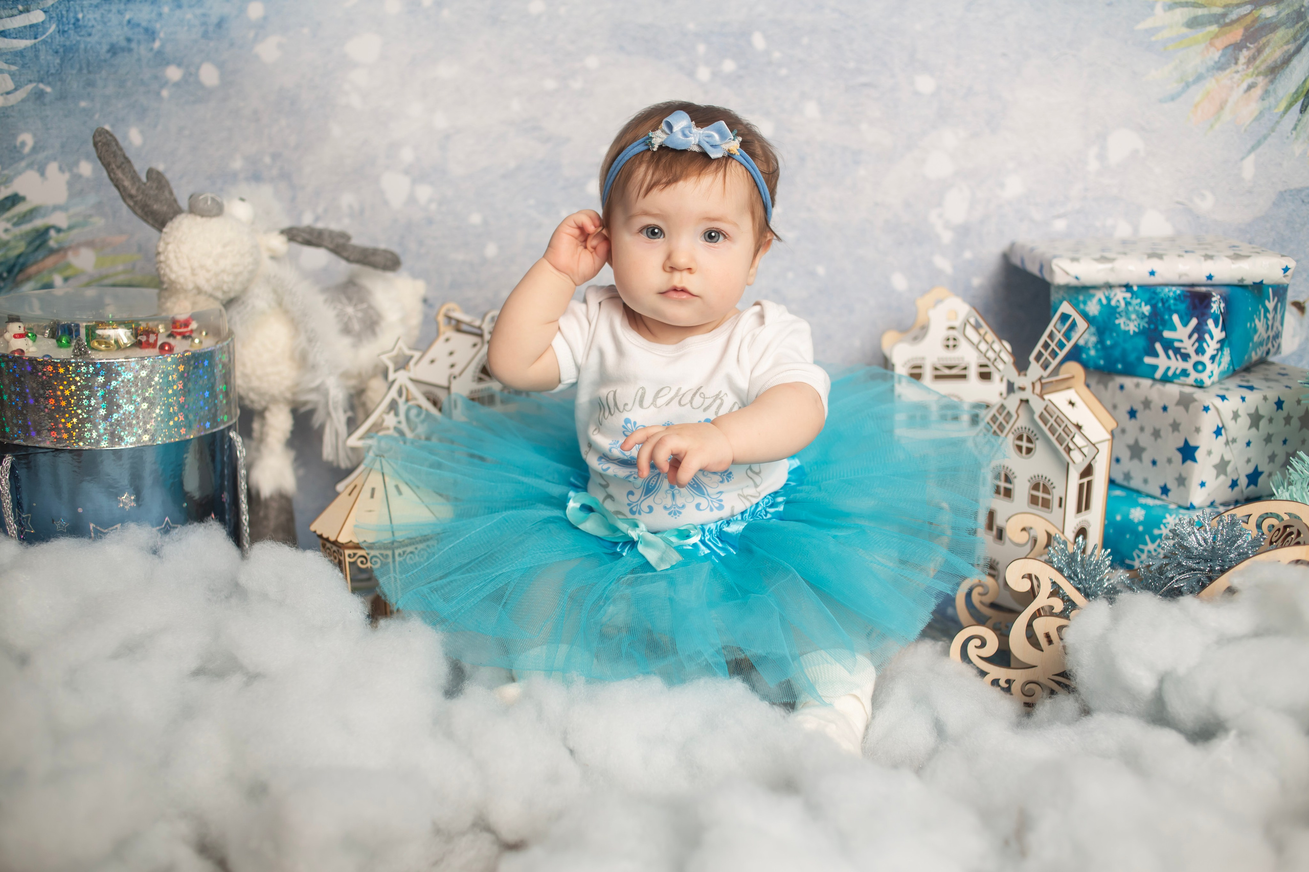 Фотозона в Мкр Красногорский — голубая. Семейный и детский фотограф в Москве и МО — Александра