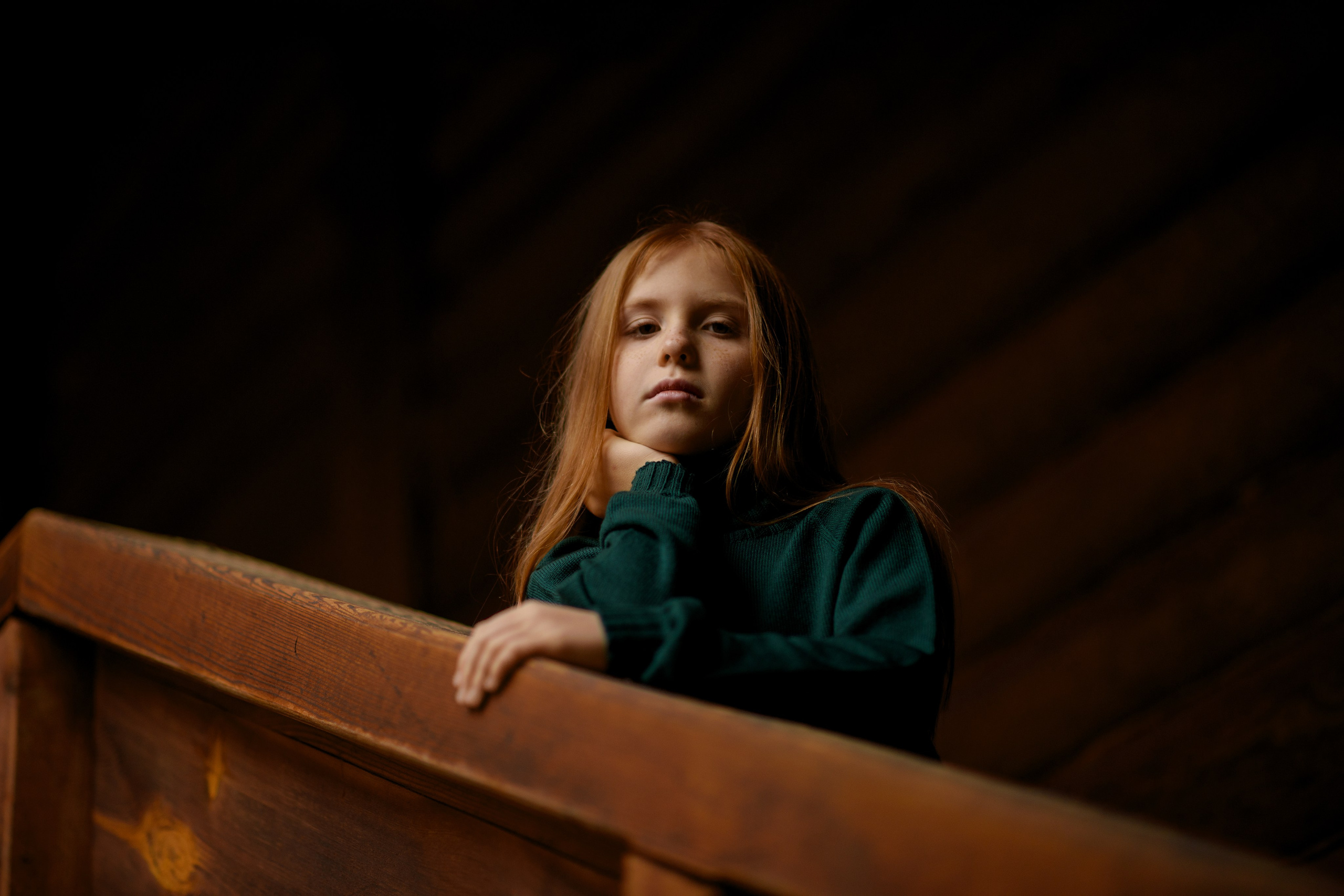 Фотосессия рыжей девочки-подростка в Коломенском. Главная