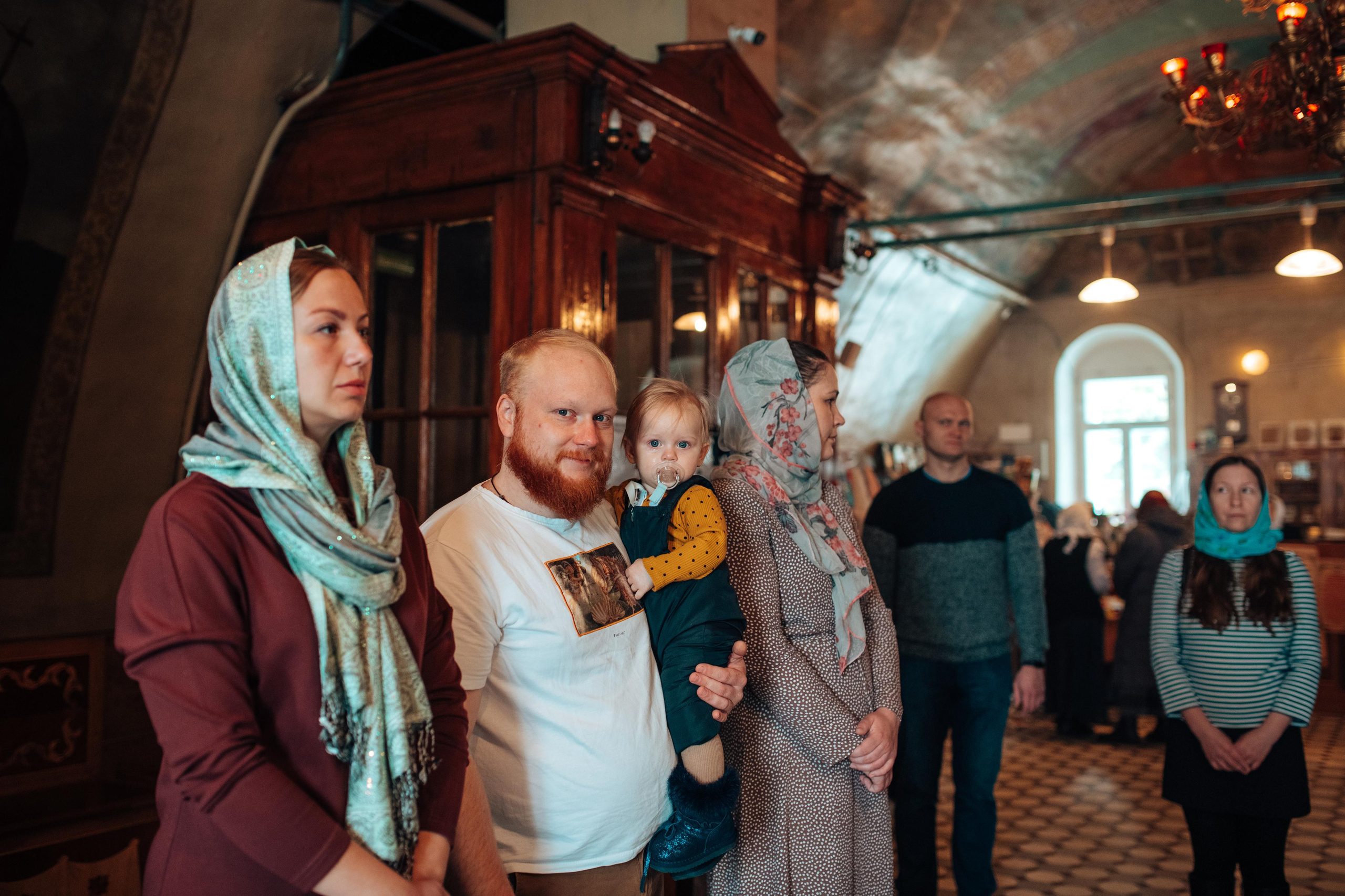 Крещение Веры. Фотограф Алла Елисеева