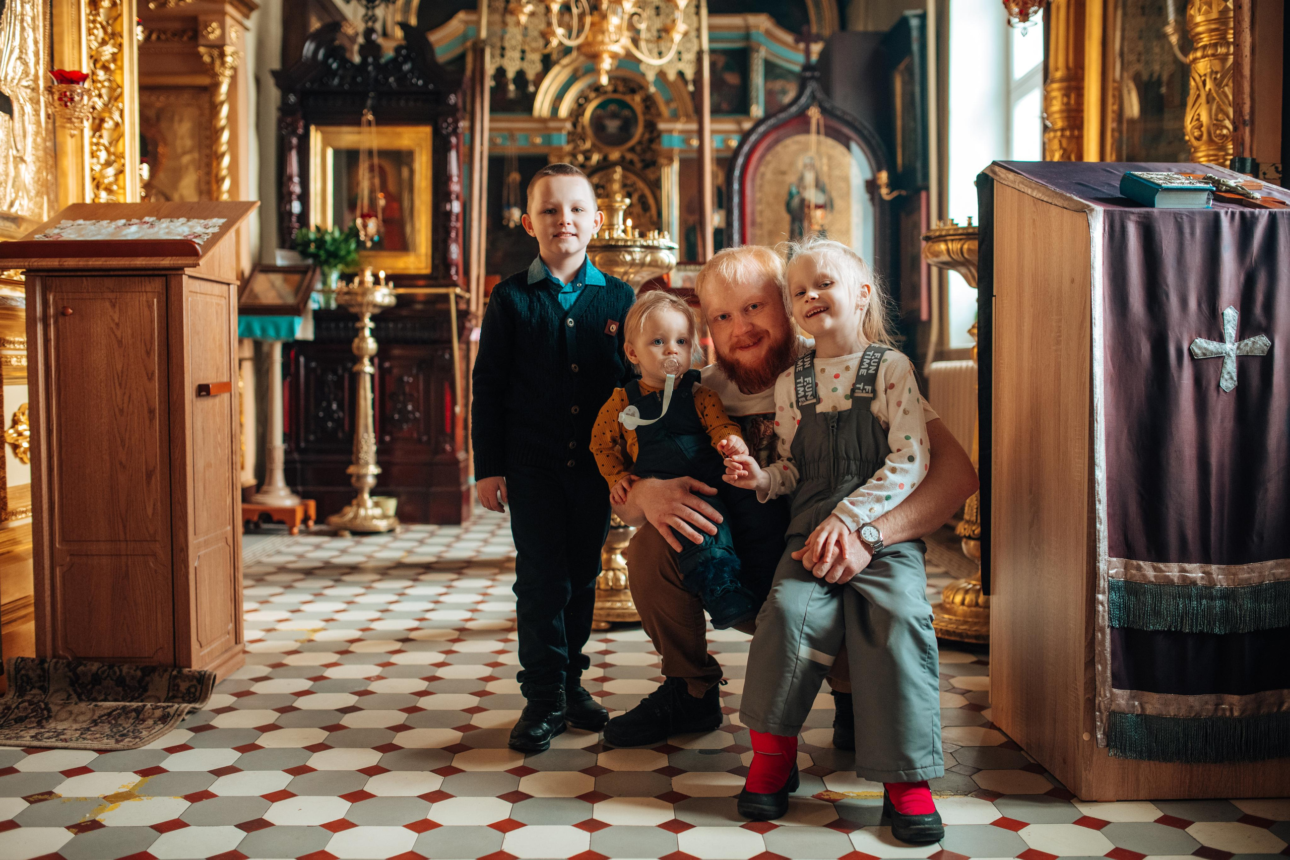 Крещение Веры. Фотограф Алла Елисеева