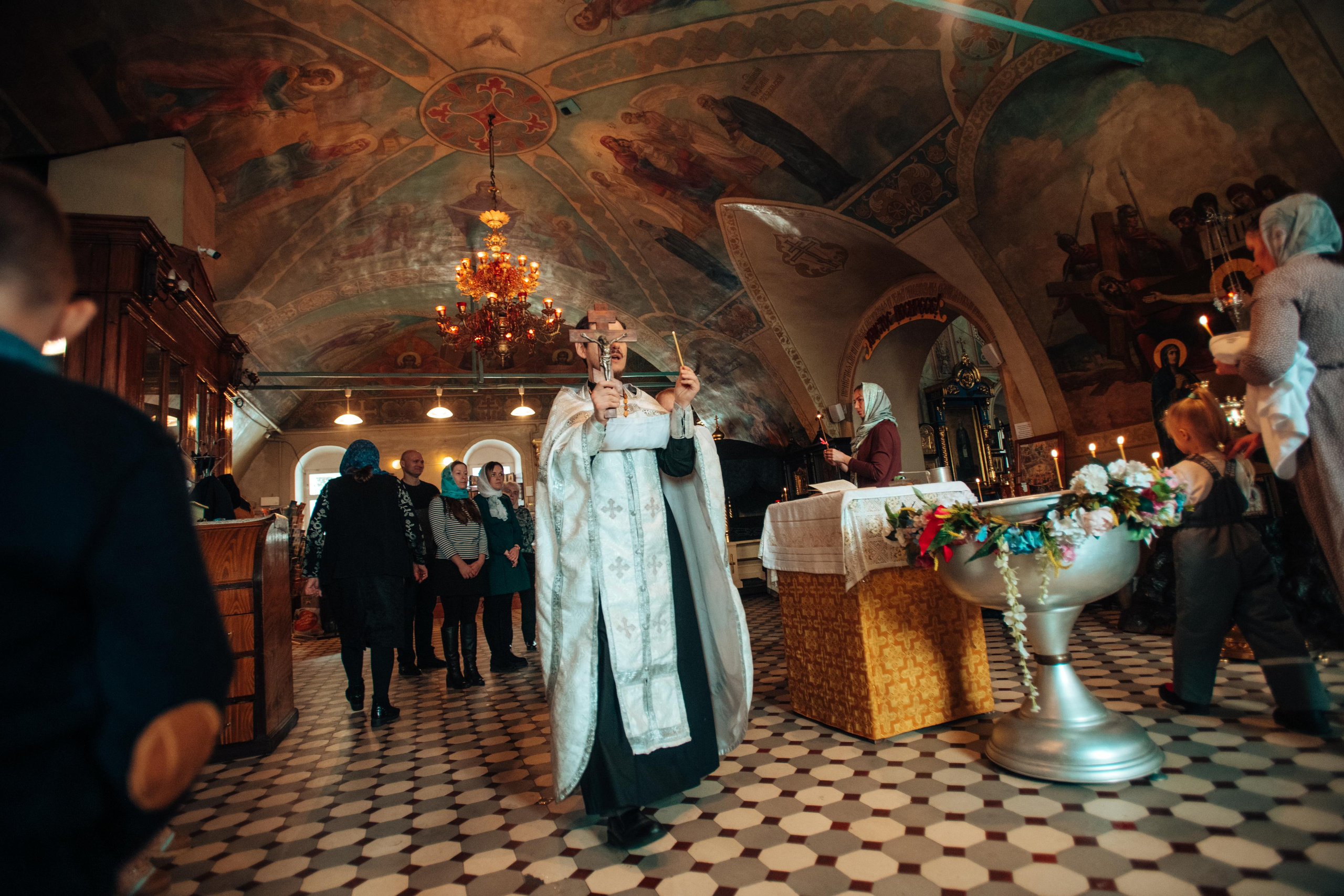 Крещение Веры. Фотограф Алла Елисеева