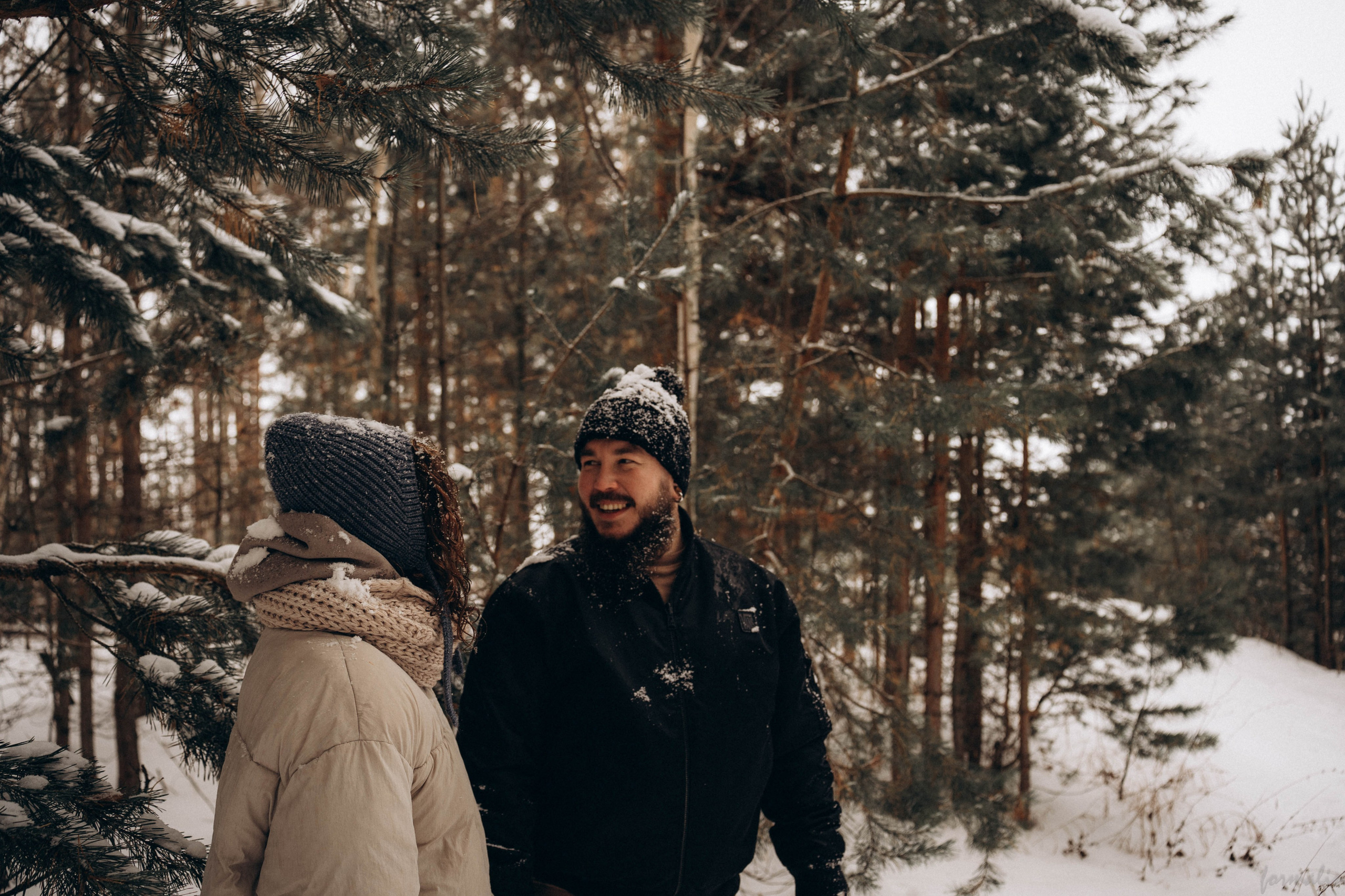 Романтичный снегопад. Алиса Никитцова | Фотограф в Казани