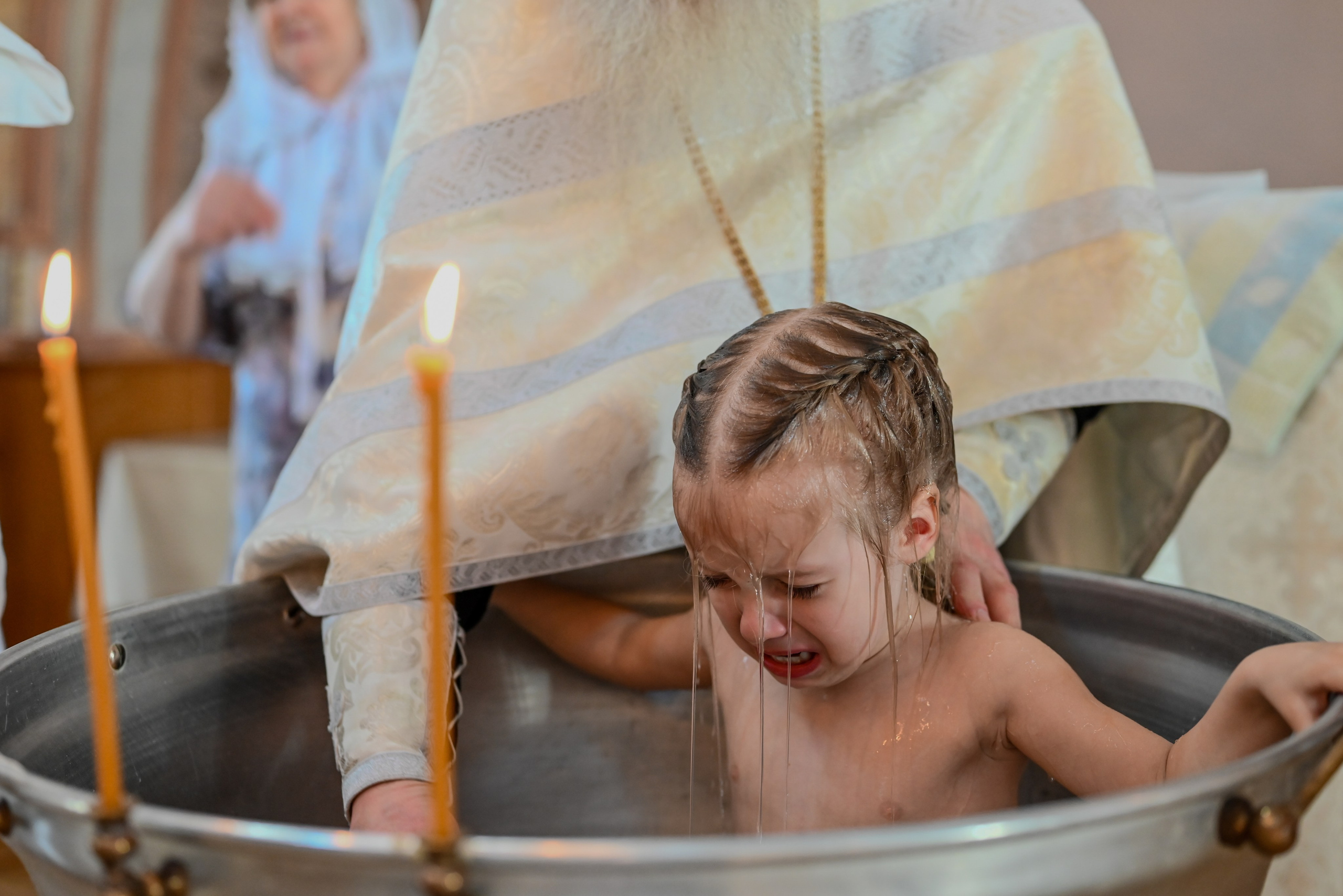 Крещение мама Анна. Семейный и детский фотограф Москва