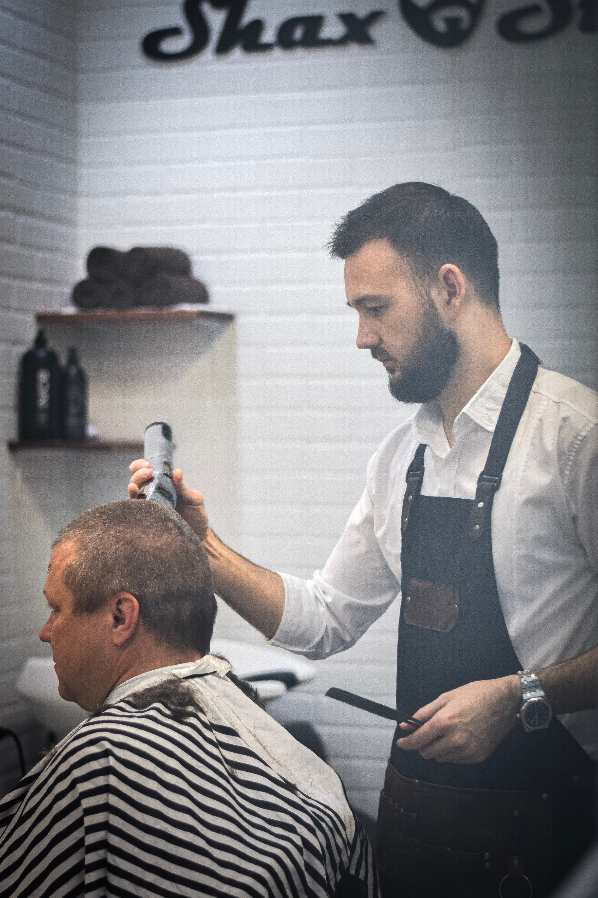 Shax Barber. Портретный фотограф Москва Белогорцев Сергей