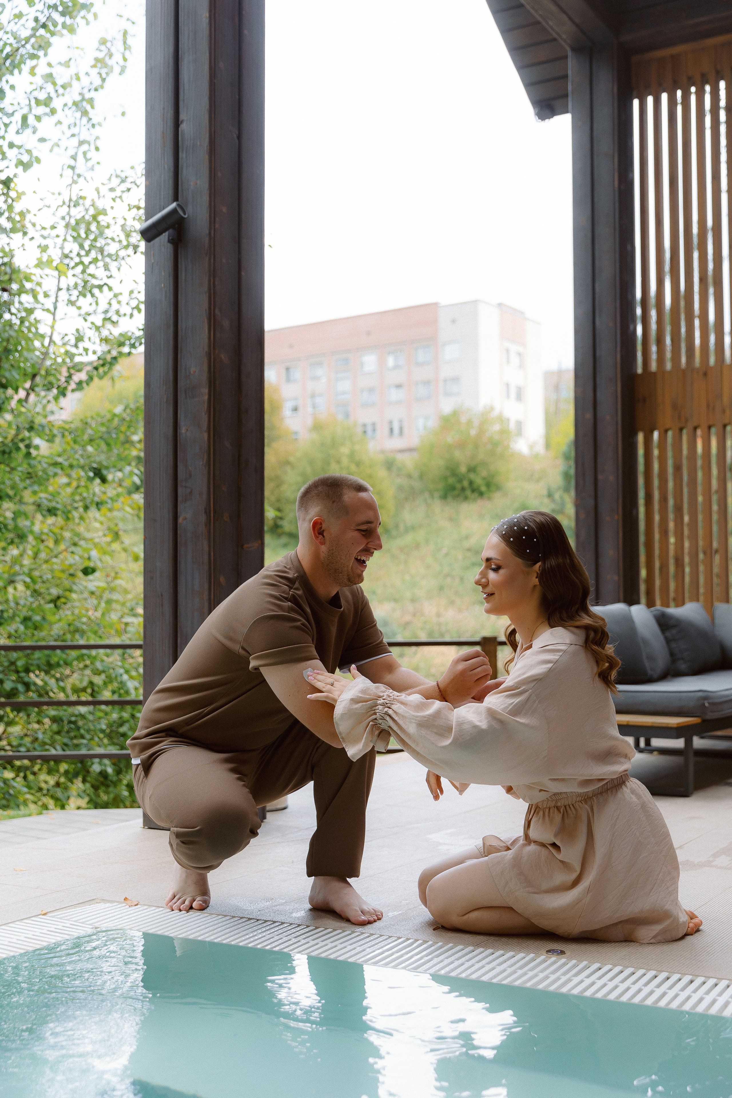 Autumn, swimming pool and love. Э Т О М Ы