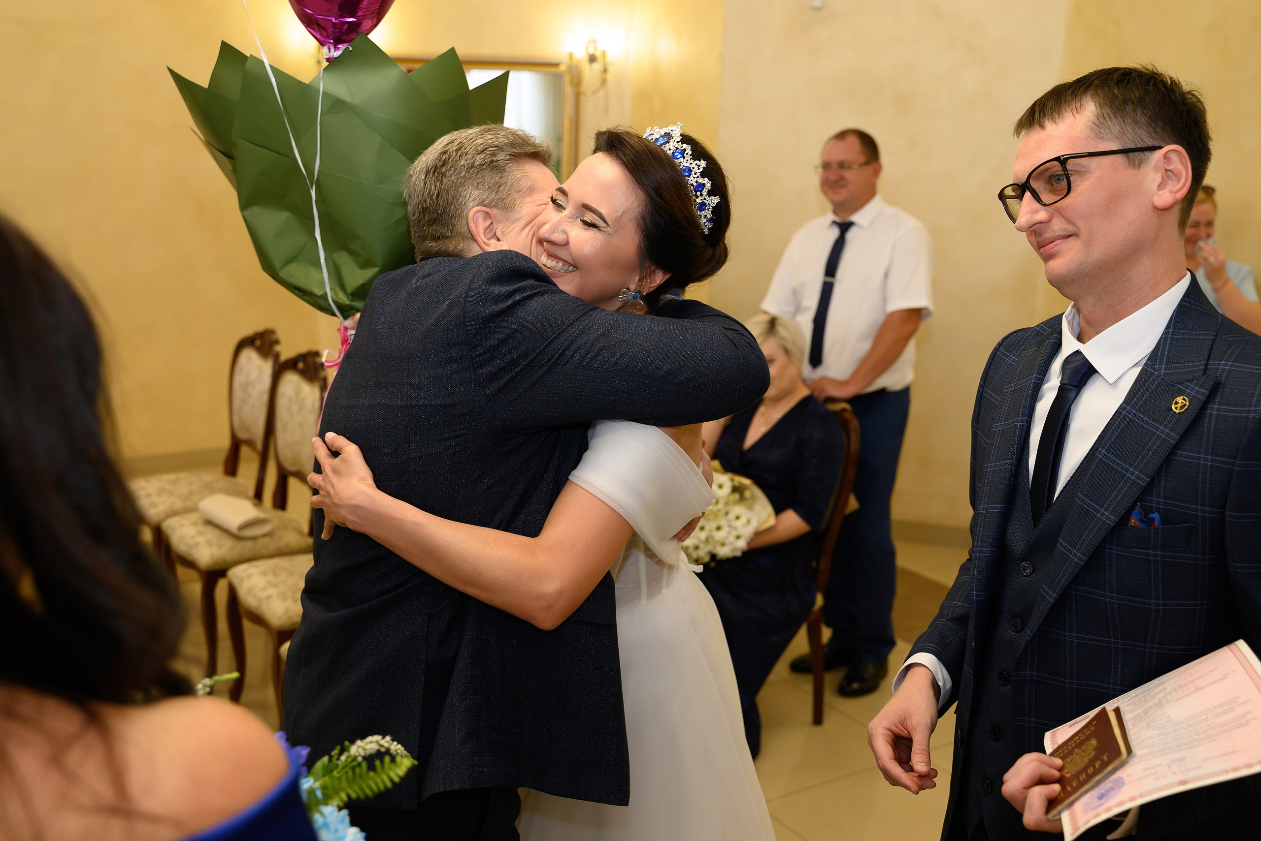 Поздравления молодоженов.