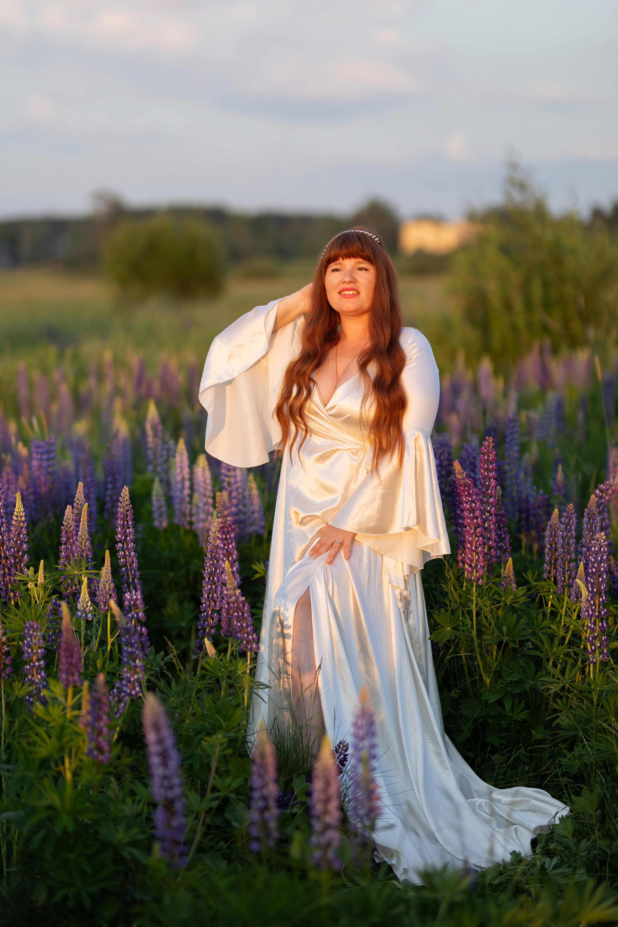 Фотосессия с люпинами. Семейный и свадебный фотограф в Санкт-Петербурге Татьяна Швыкова