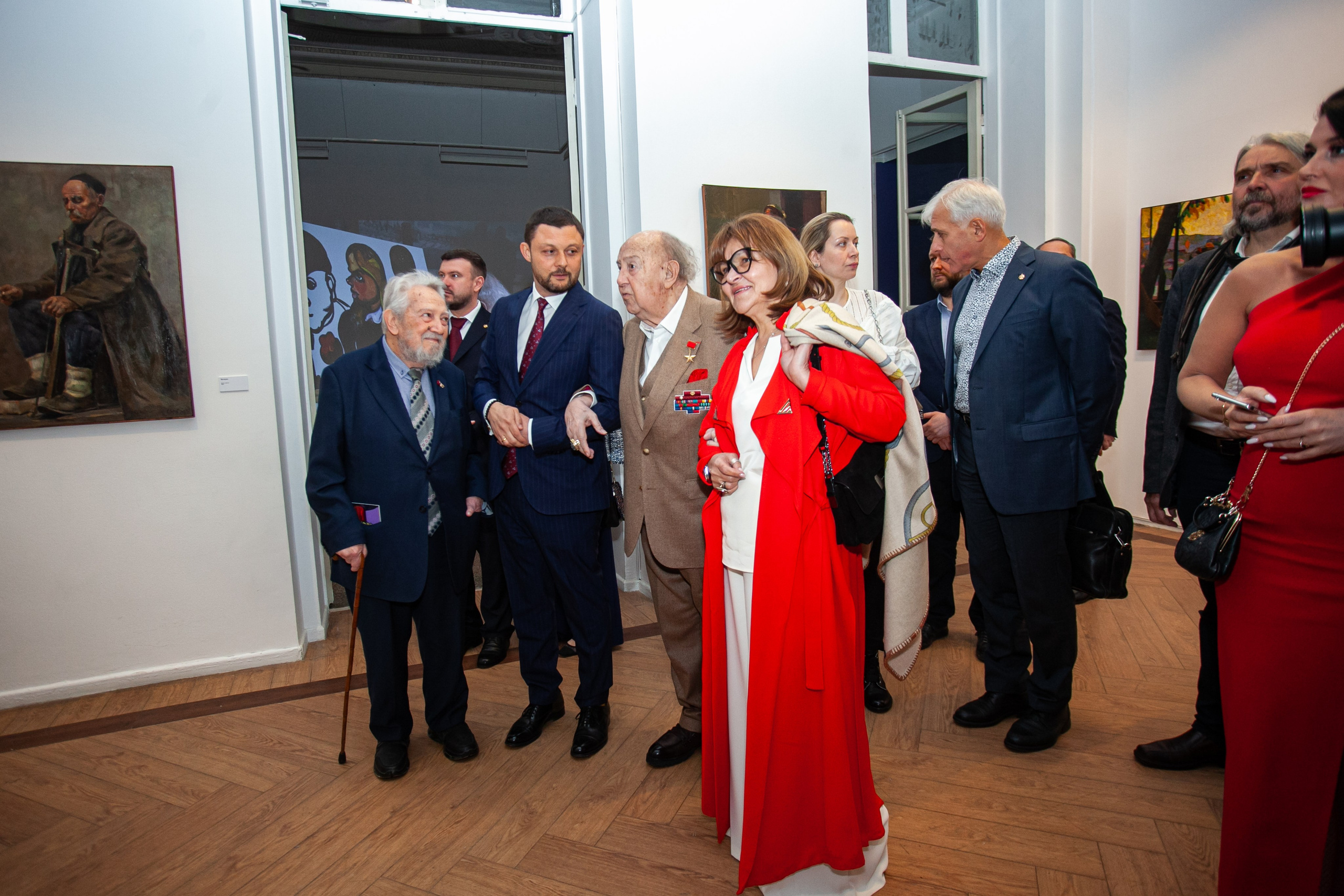 Открытие выставки Зураба Церетели. Art photographer Nino