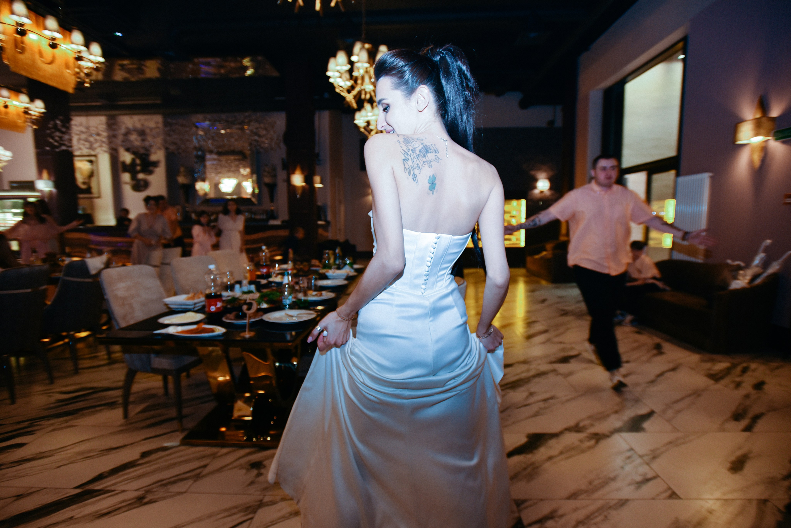 Виктор и Ангелина Банкет на 100 гостей Ресторан Segreto. Фотограф Лола Волна, город Москва