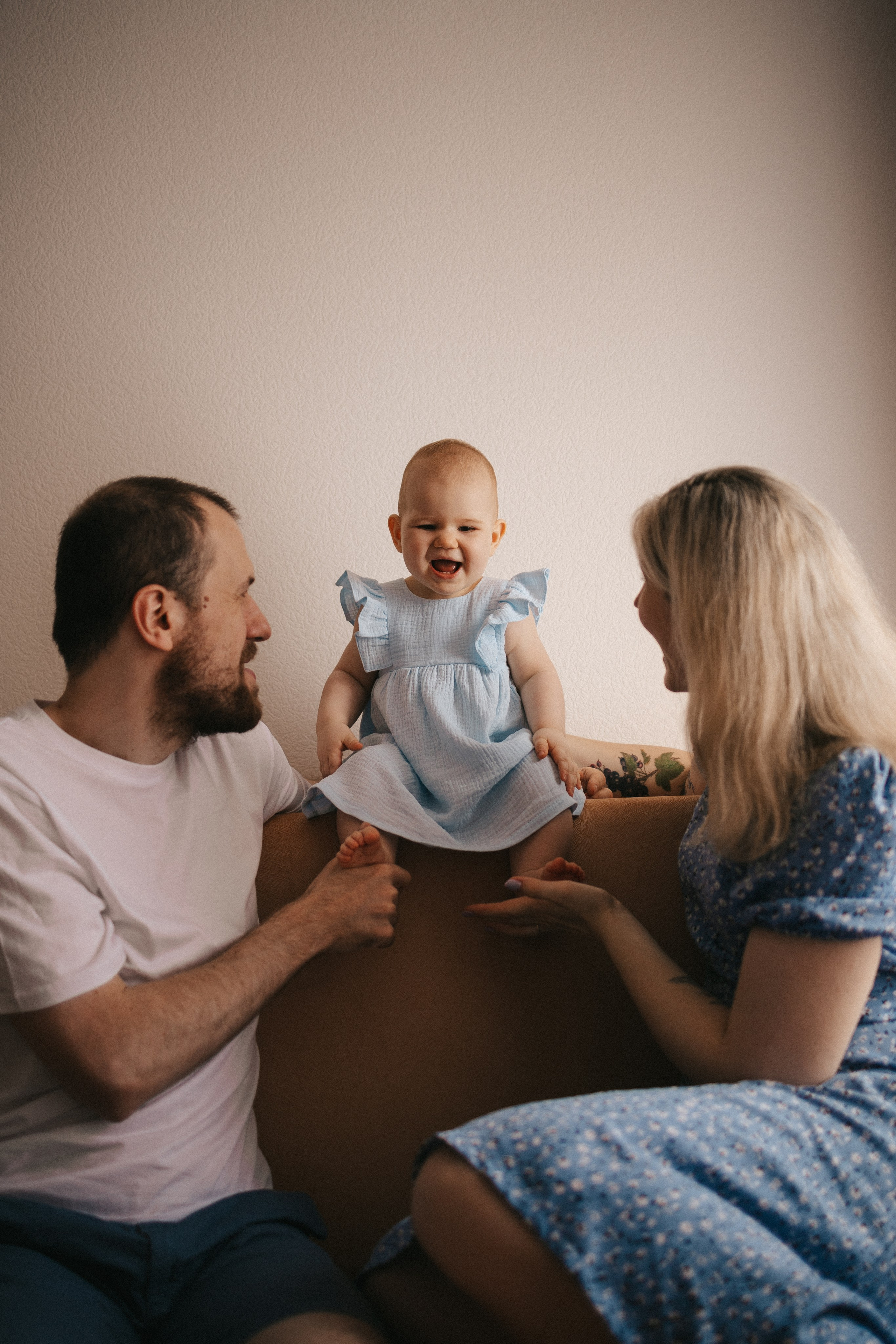Маша с Лёшей и дочка Саша. Фотограф Нижний Новгород