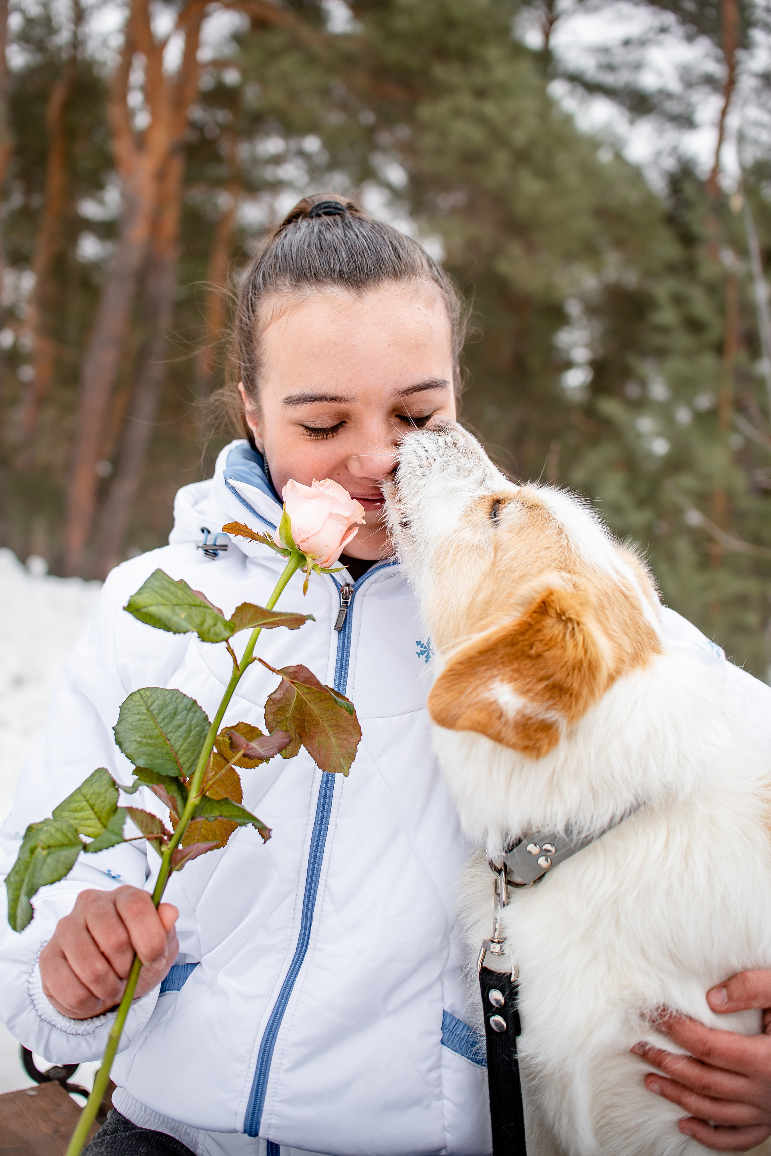 Прогулочная фотосессия с собакой. Фотограф Макс Огурцов в Нижнем Новгороде