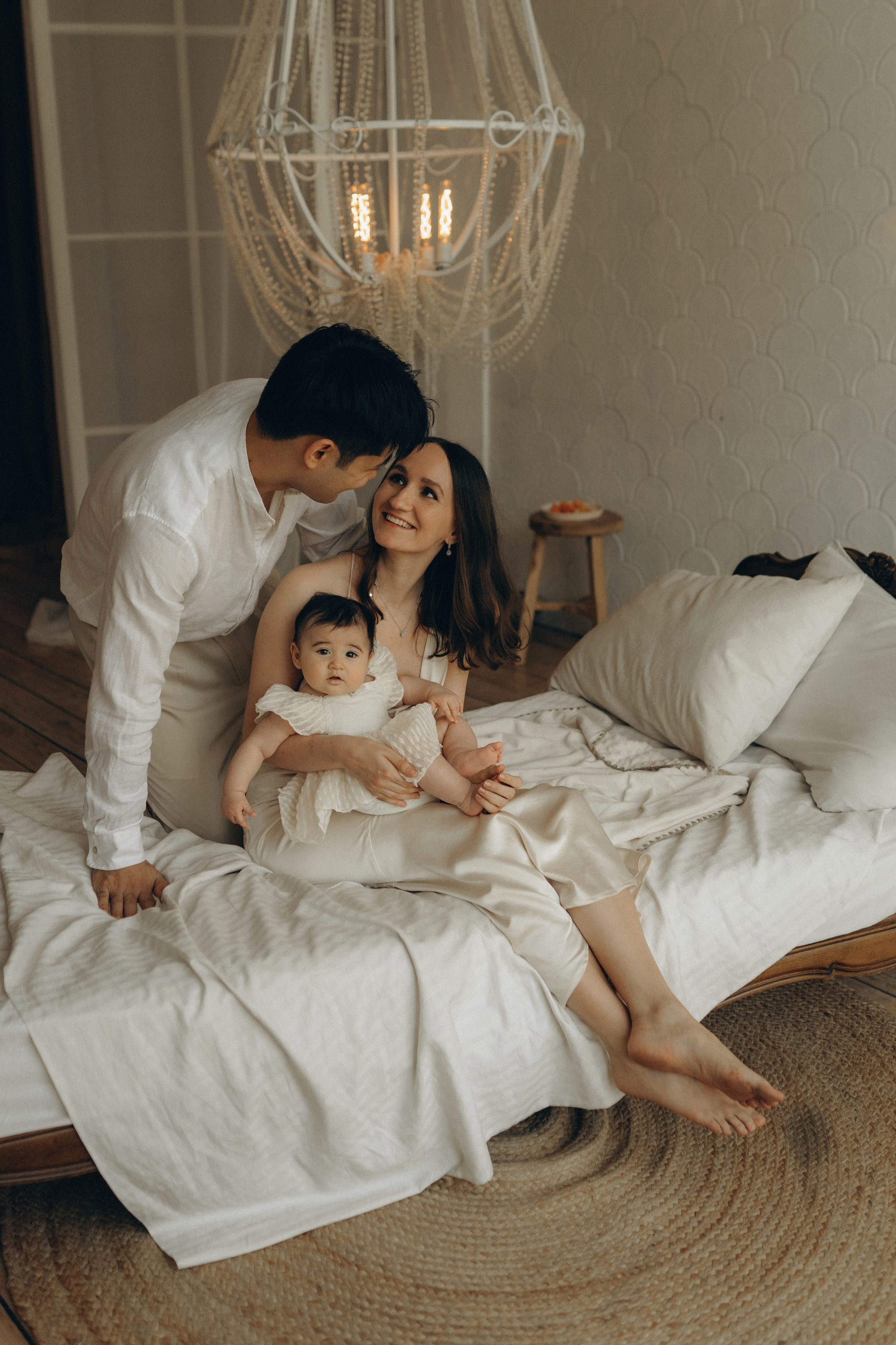 Малышка Нина и родители. Семейный lifestyle фотограф в Москве Рената Рафикова