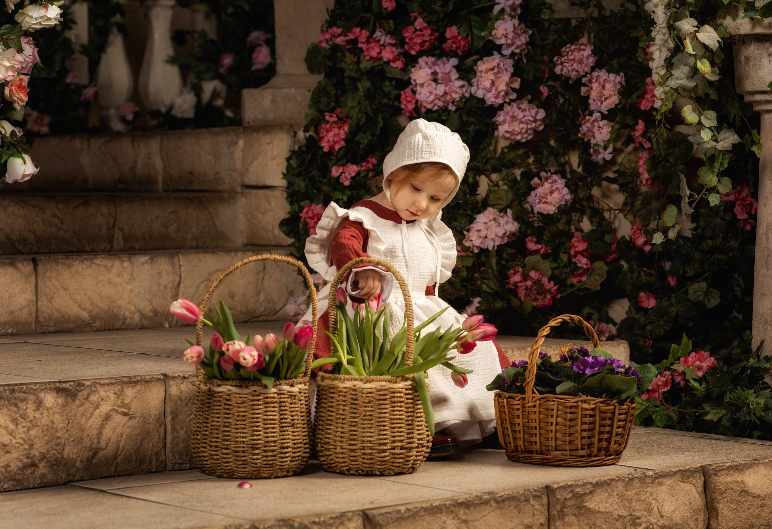 Анечка. Фотопроект Садовница. Детский и семейный фотограф в Москве Перфилова Анна