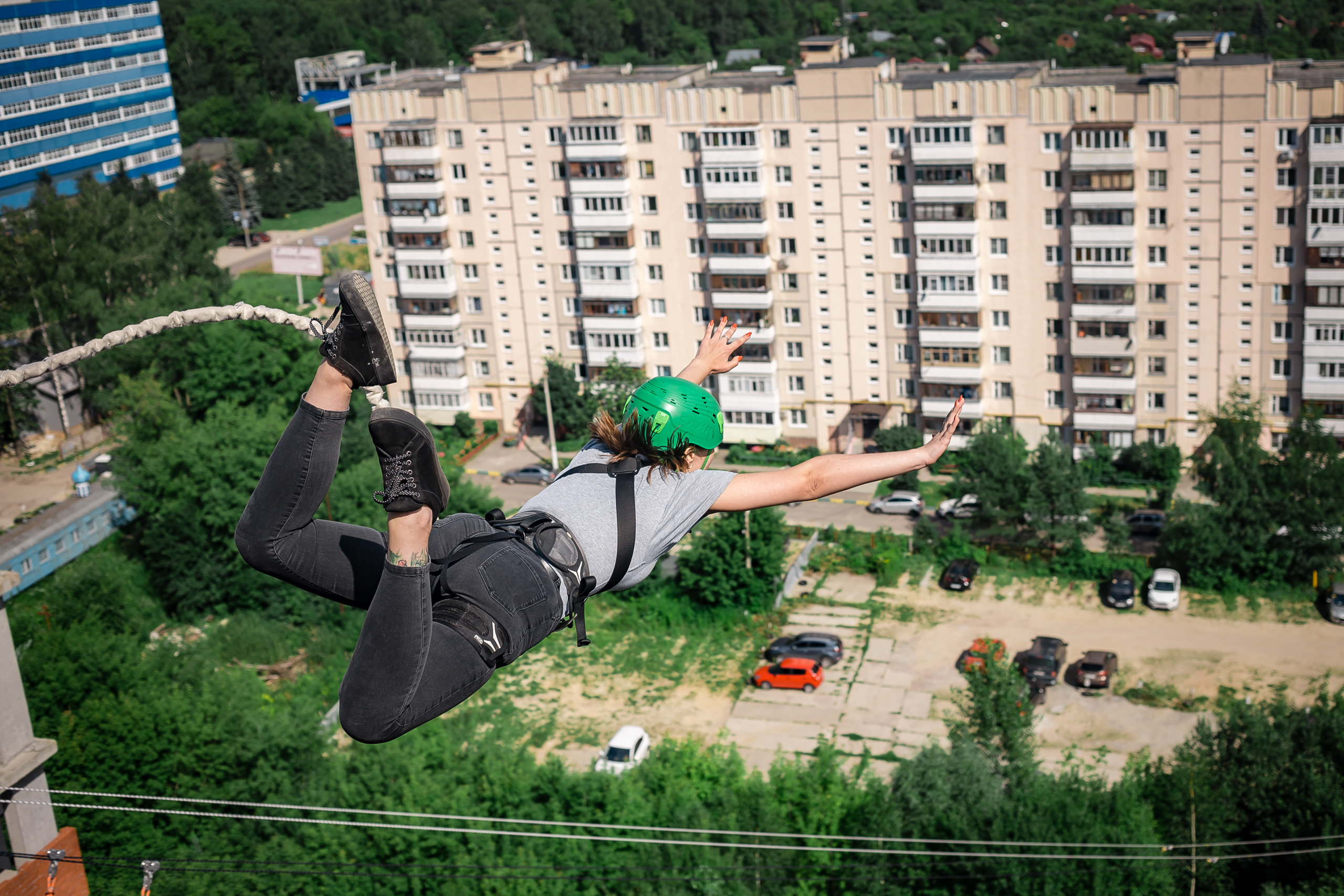 CATS Ropejumping Team — медик. Фотографиня Мария Дикова