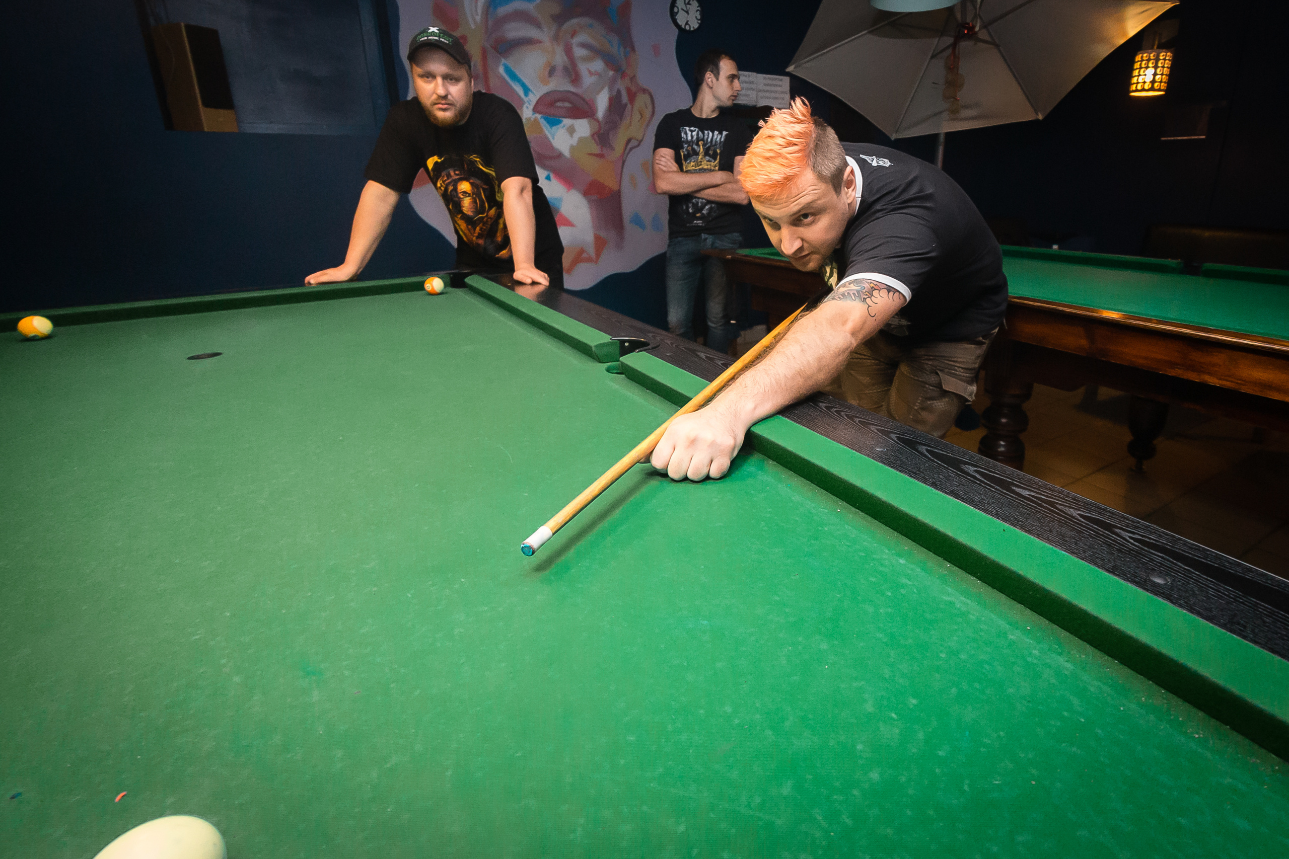 Встреча за бильярдом. Фотографиня Мария Дикова