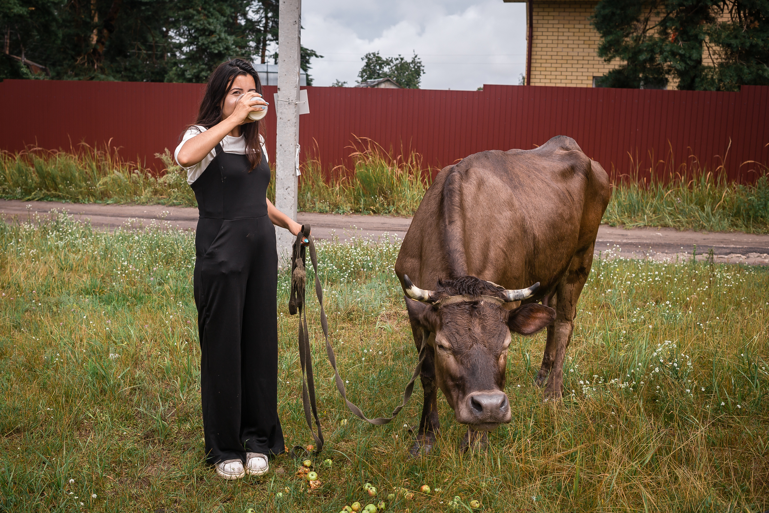 Проект «Вместе с мамой» — корова Аннушка. Фотографиня Мария Дикова