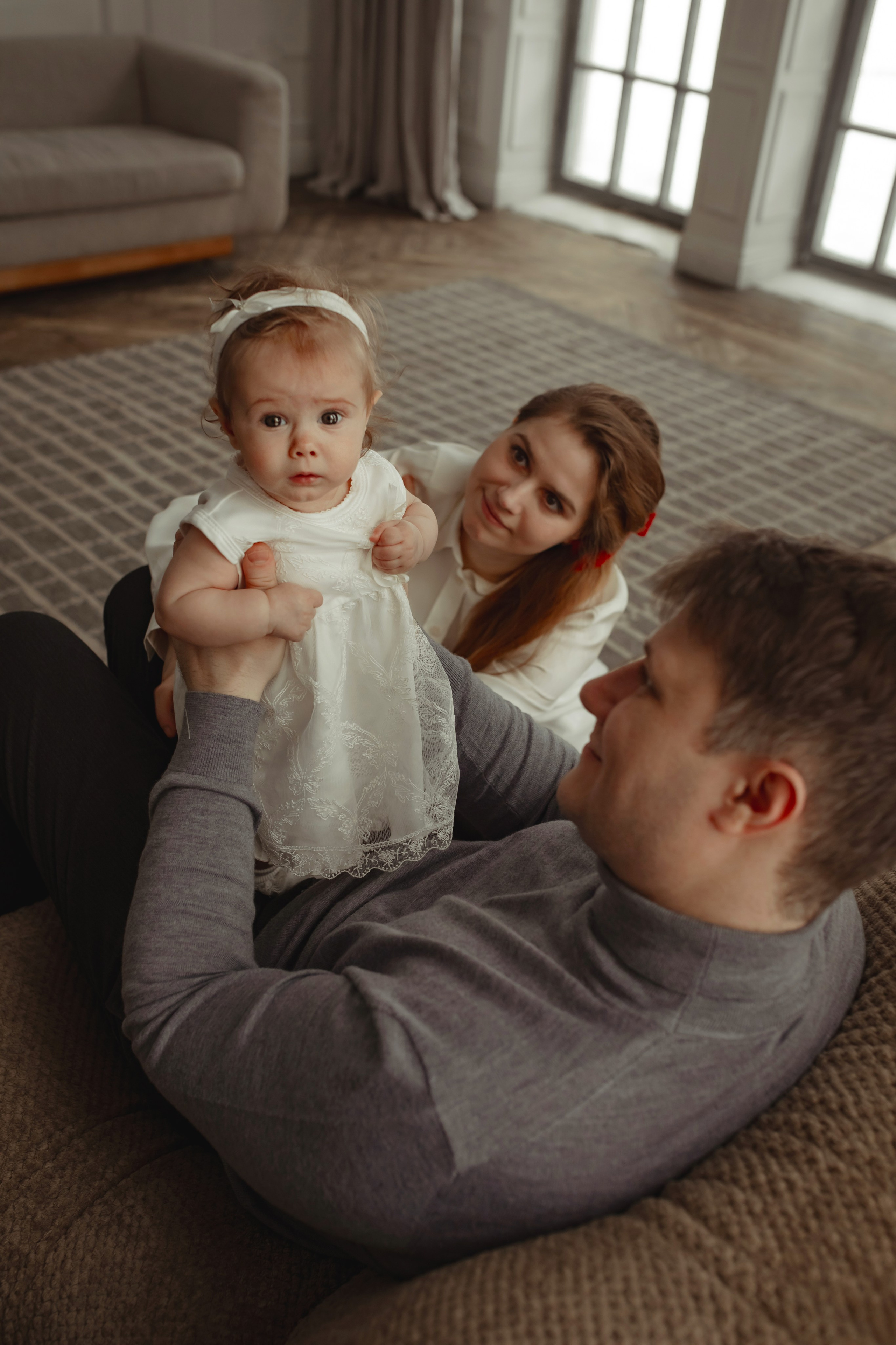 Семейная съемка в студии. Семейный и детский фотограф в Москве Дорогова Екатерина