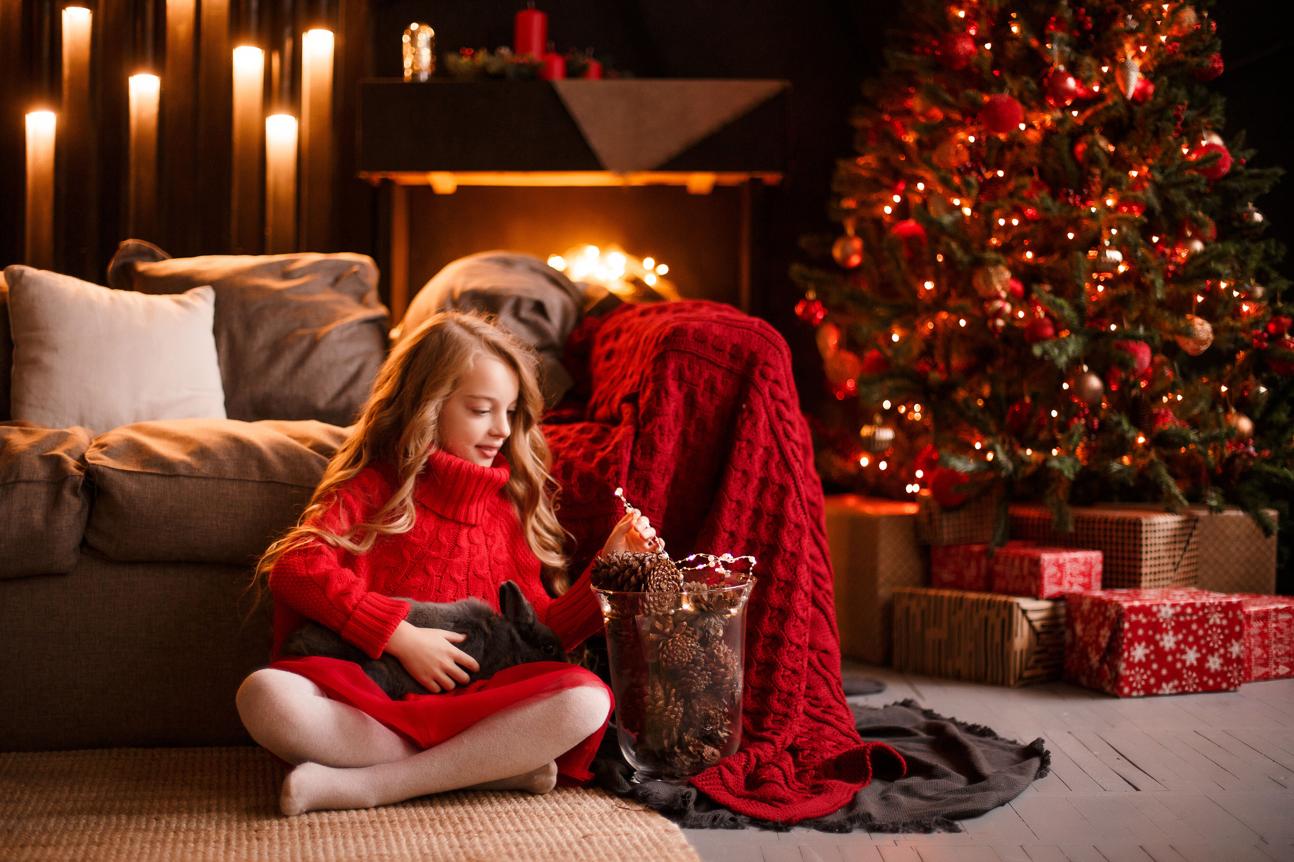 Семейная фотосессия в фотостудии и на природе в Твери. Свадебный и семейный фотограф в Твери и Тверской области