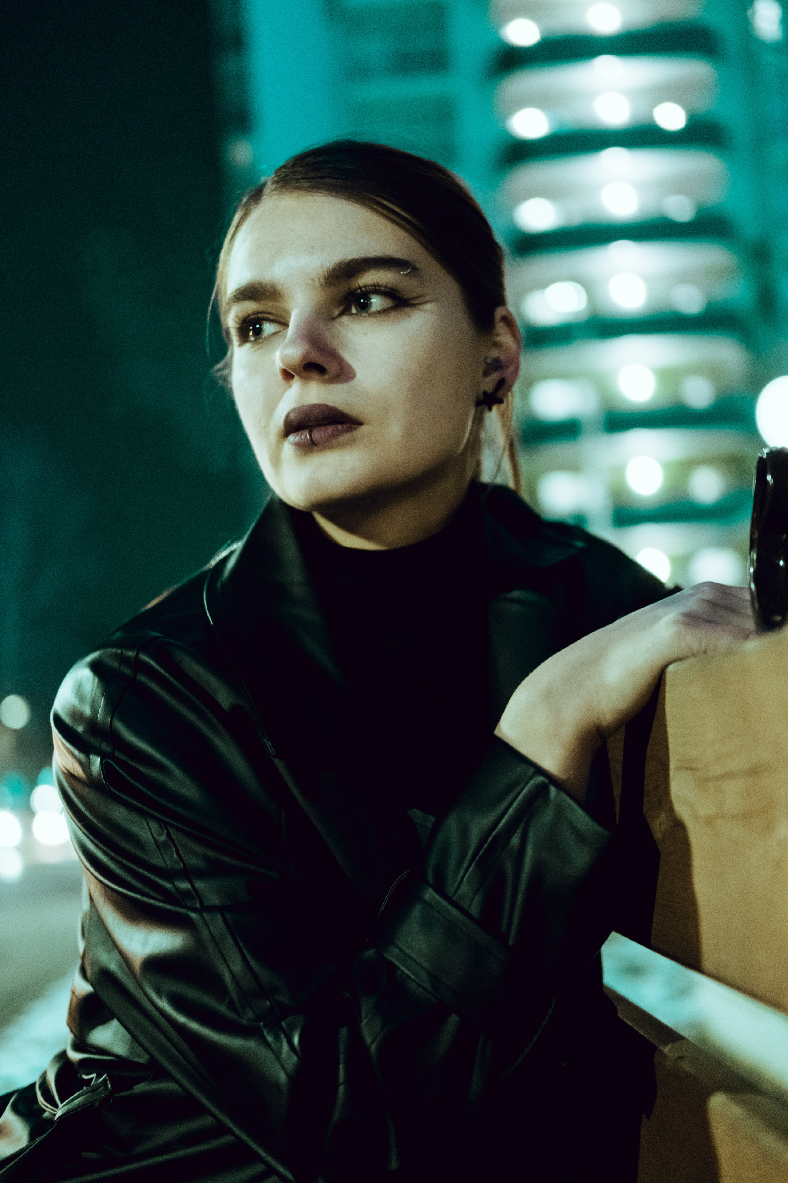 Аня в стиле матрица. Фотограф в Иркутске Анна Мирошникова