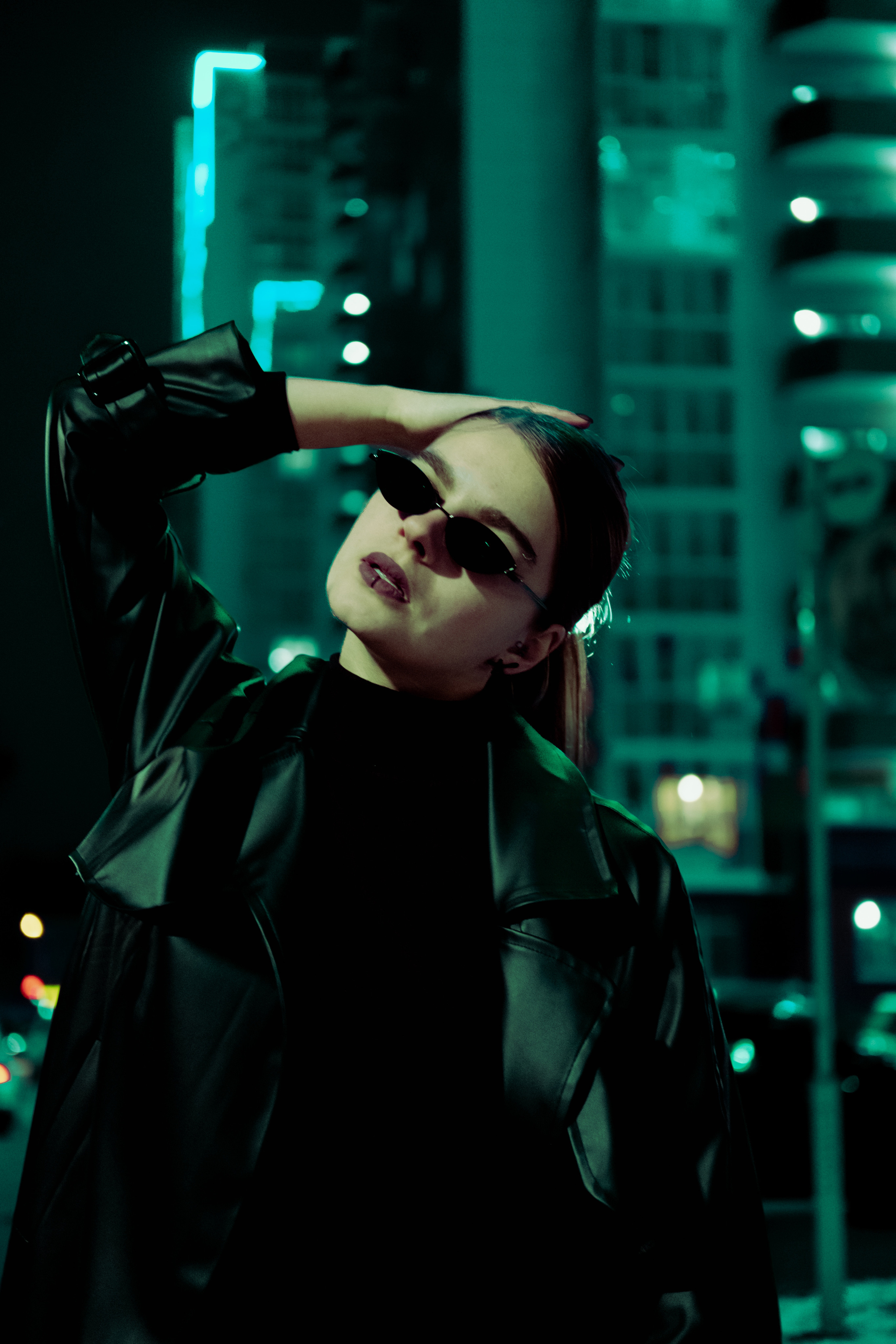 Аня в стиле матрица. Фотограф в Иркутске Анна Мирошникова