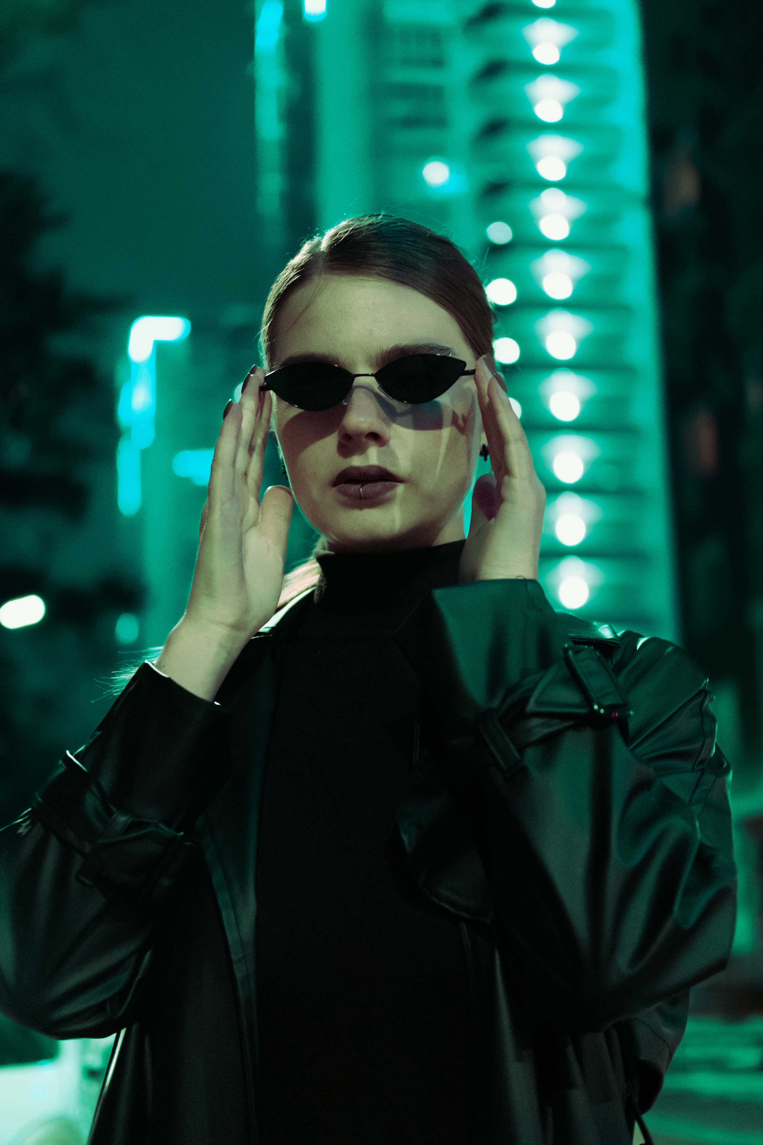 Аня в стиле матрица. Фотограф в Иркутске Анна Мирошникова