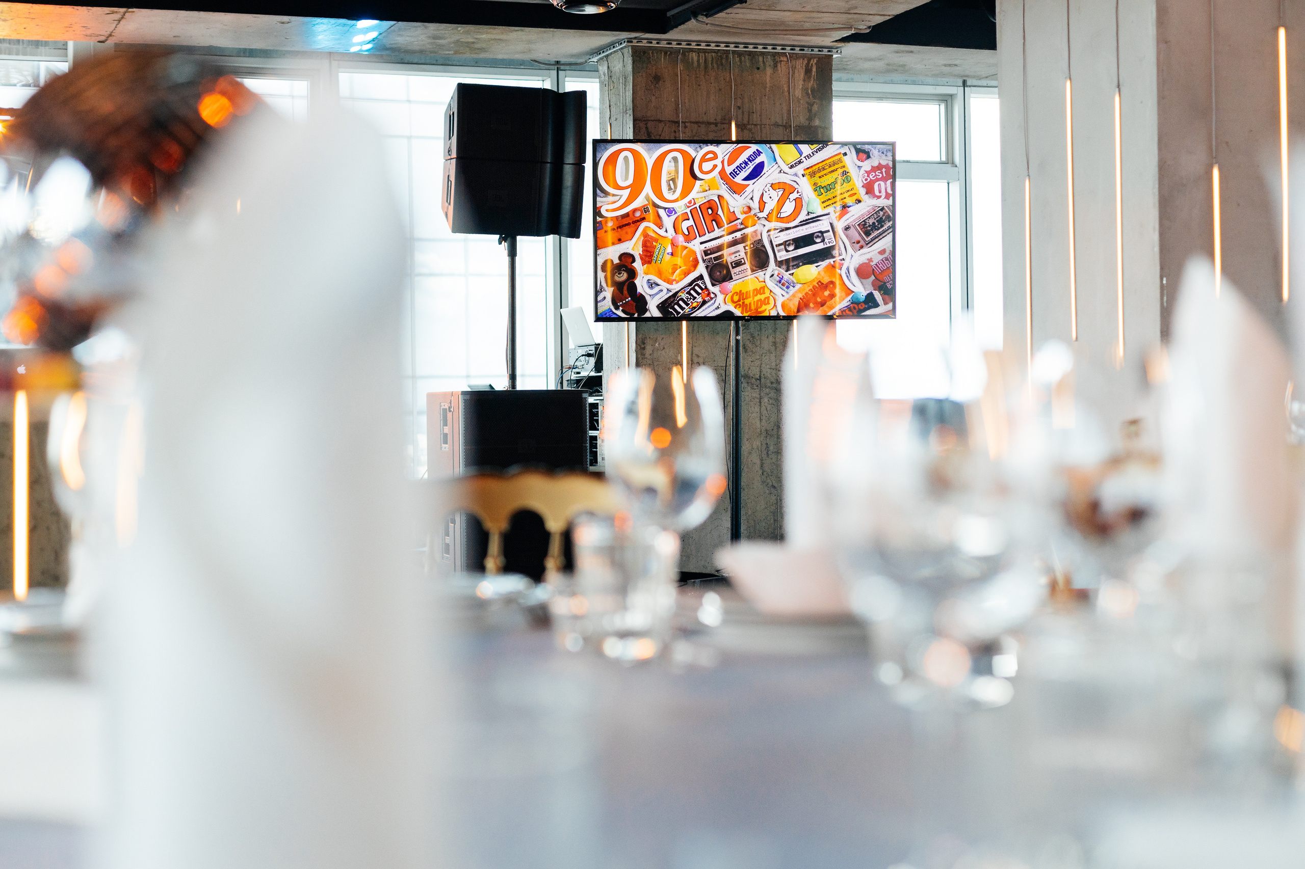 Backstage на вечеринке 90's в Moscow City. Свадебный и портретный фотограф в Королёве Сергей Чихарев