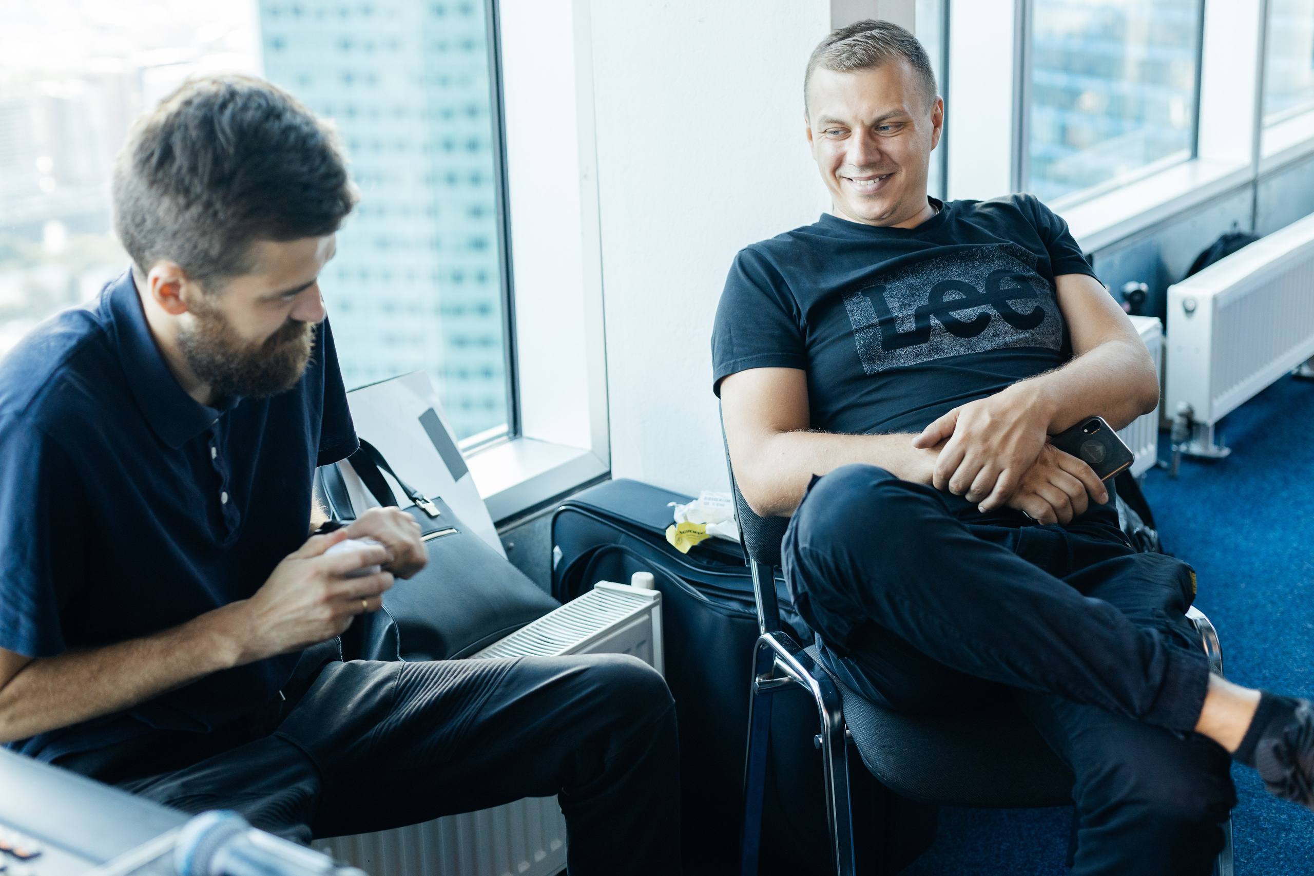 Backstage на вечеринке 90's в Moscow City. Свадебный и портретный фотограф в Королёве Сергей Чихарев