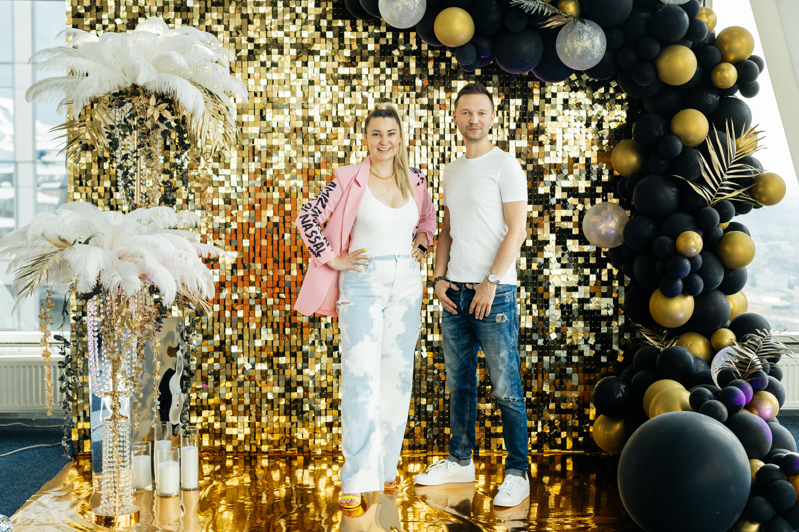 Backstage на вечеринке 90's в Moscow City. Свадебный и портретный фотограф в Королёве Сергей Чихарев