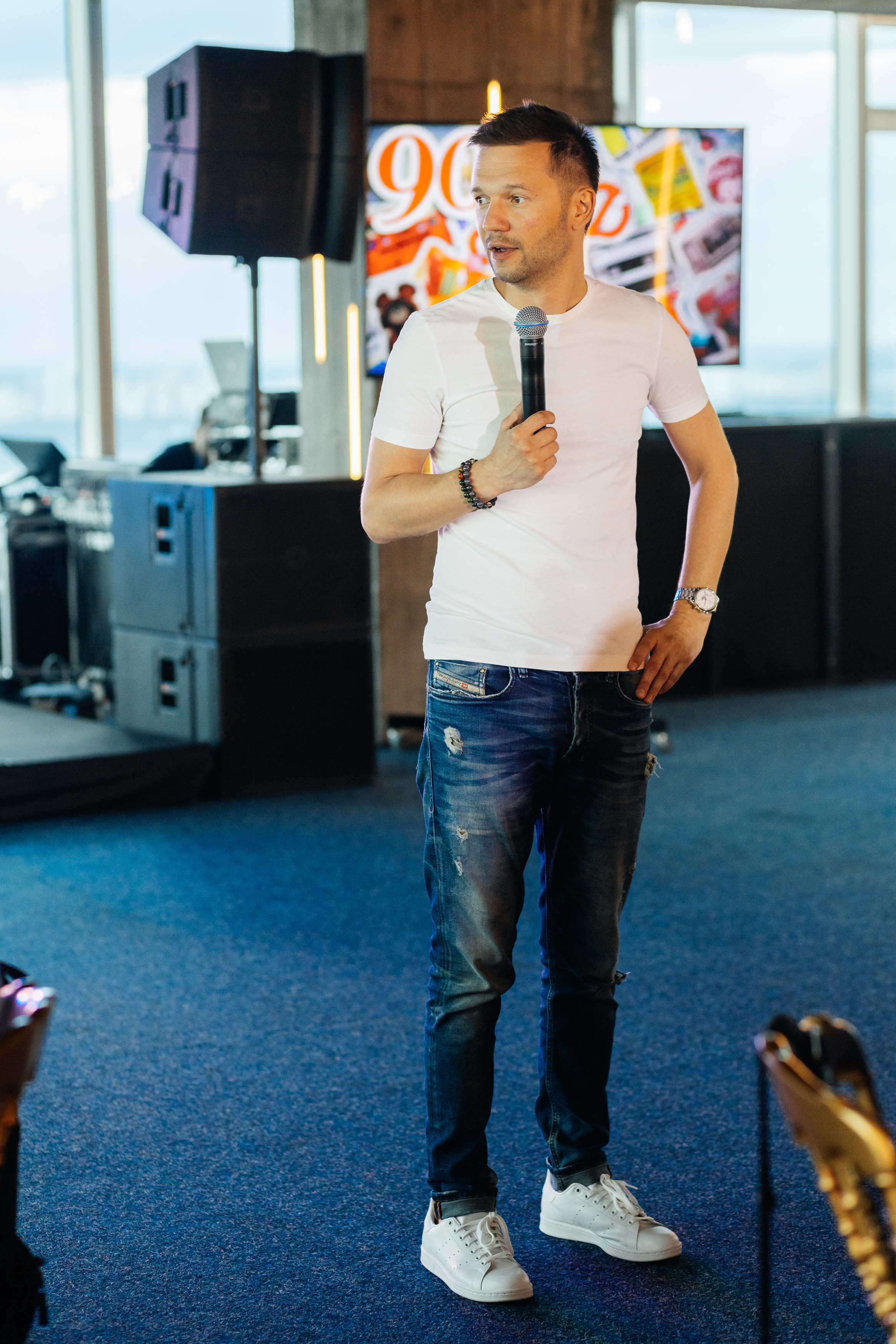 Backstage на вечеринке 90's в Moscow City. Свадебный и портретный фотограф в Королёве Сергей Чихарев