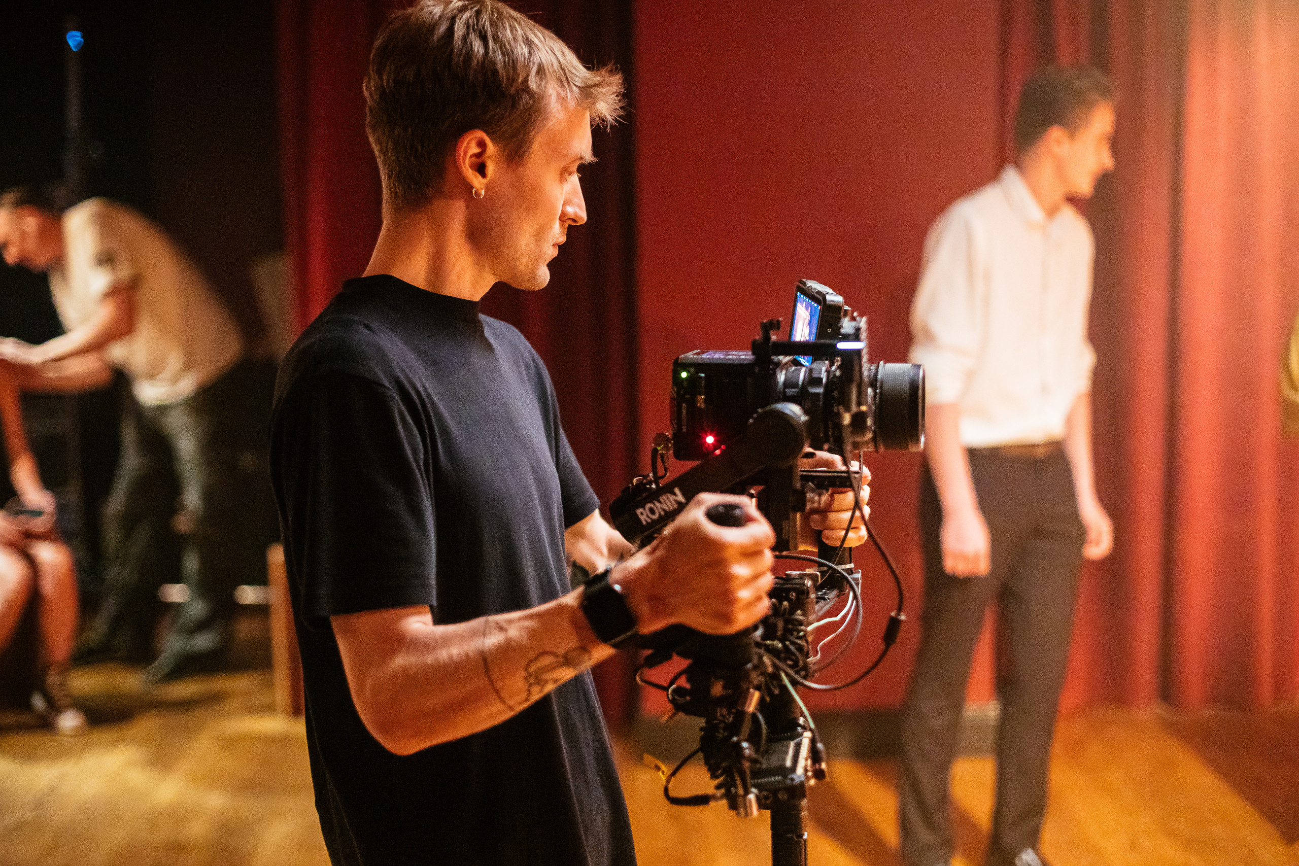 Backstage съемки клипа. Свадебный и портретный фотограф в Королёве Сергей Чихарев