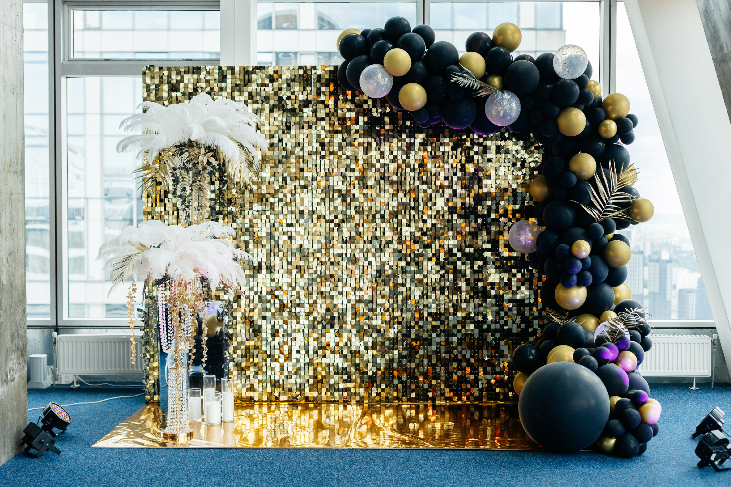 Backstage на вечеринке 90's в Moscow City. Свадебный и портретный фотограф в Королёве Сергей Чихарев