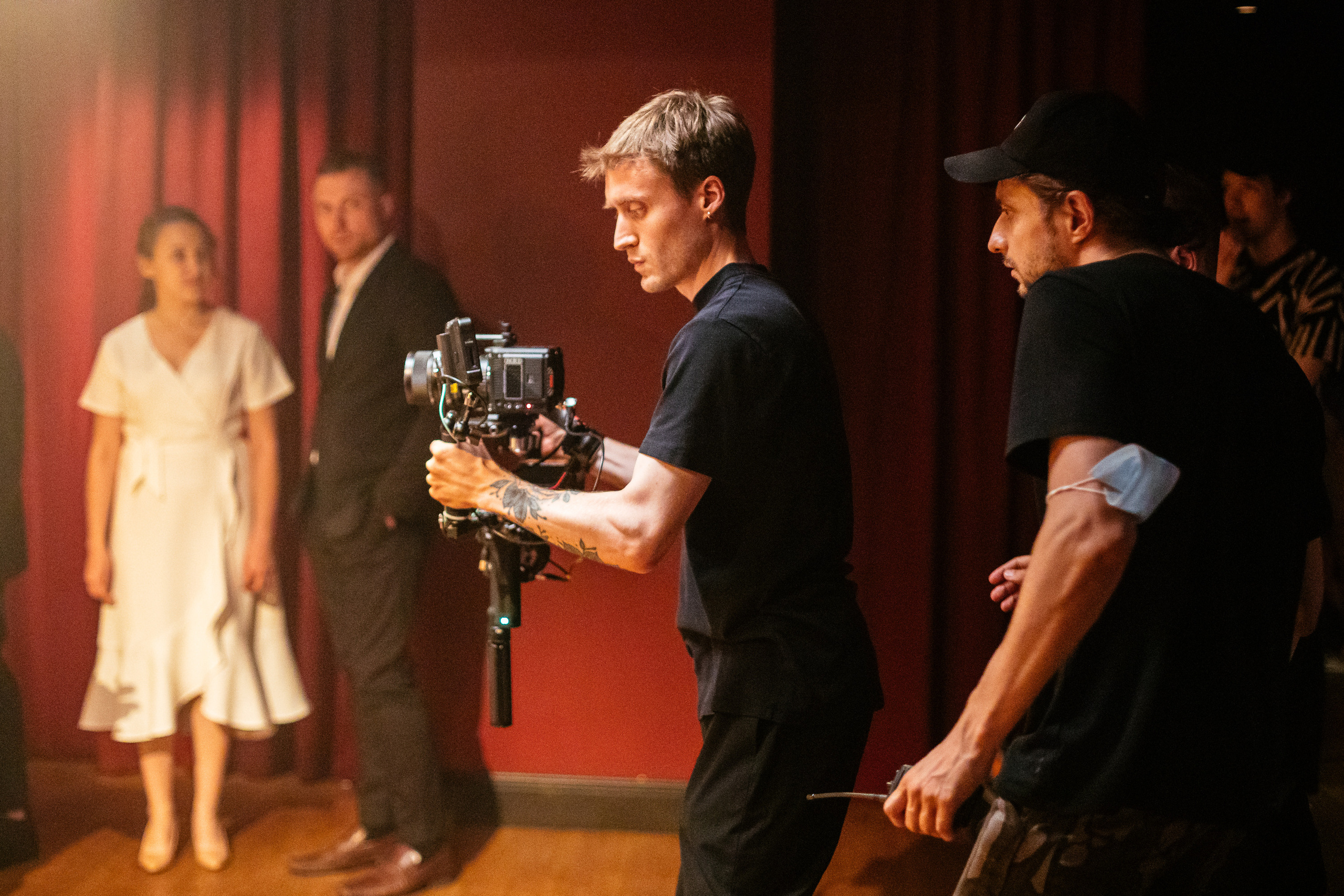 Backstage съемки клипа. Свадебный и портретный фотограф в Королёве Сергей Чихарев