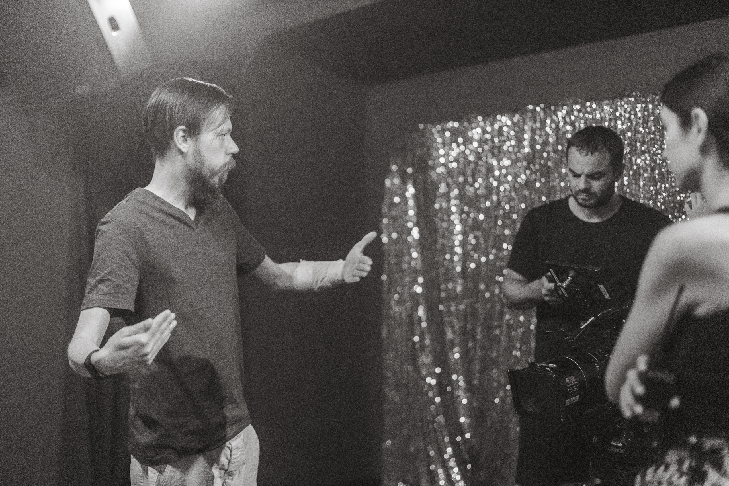 Backstage съемки клипа. Свадебный и портретный фотограф в Королёве Сергей Чихарев