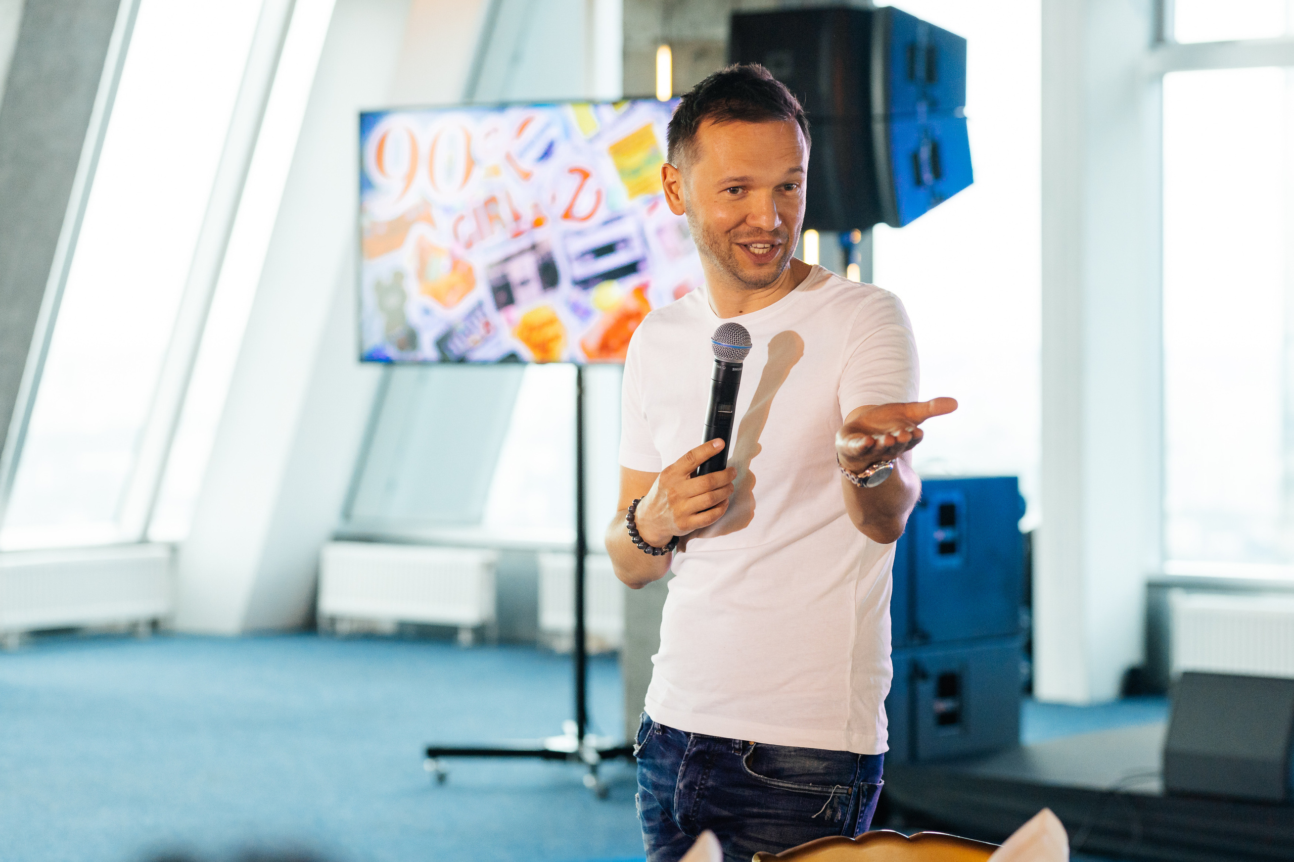 Backstage на вечеринке 90's в Moscow City. Свадебный и портретный фотограф в Королёве Сергей Чихарев