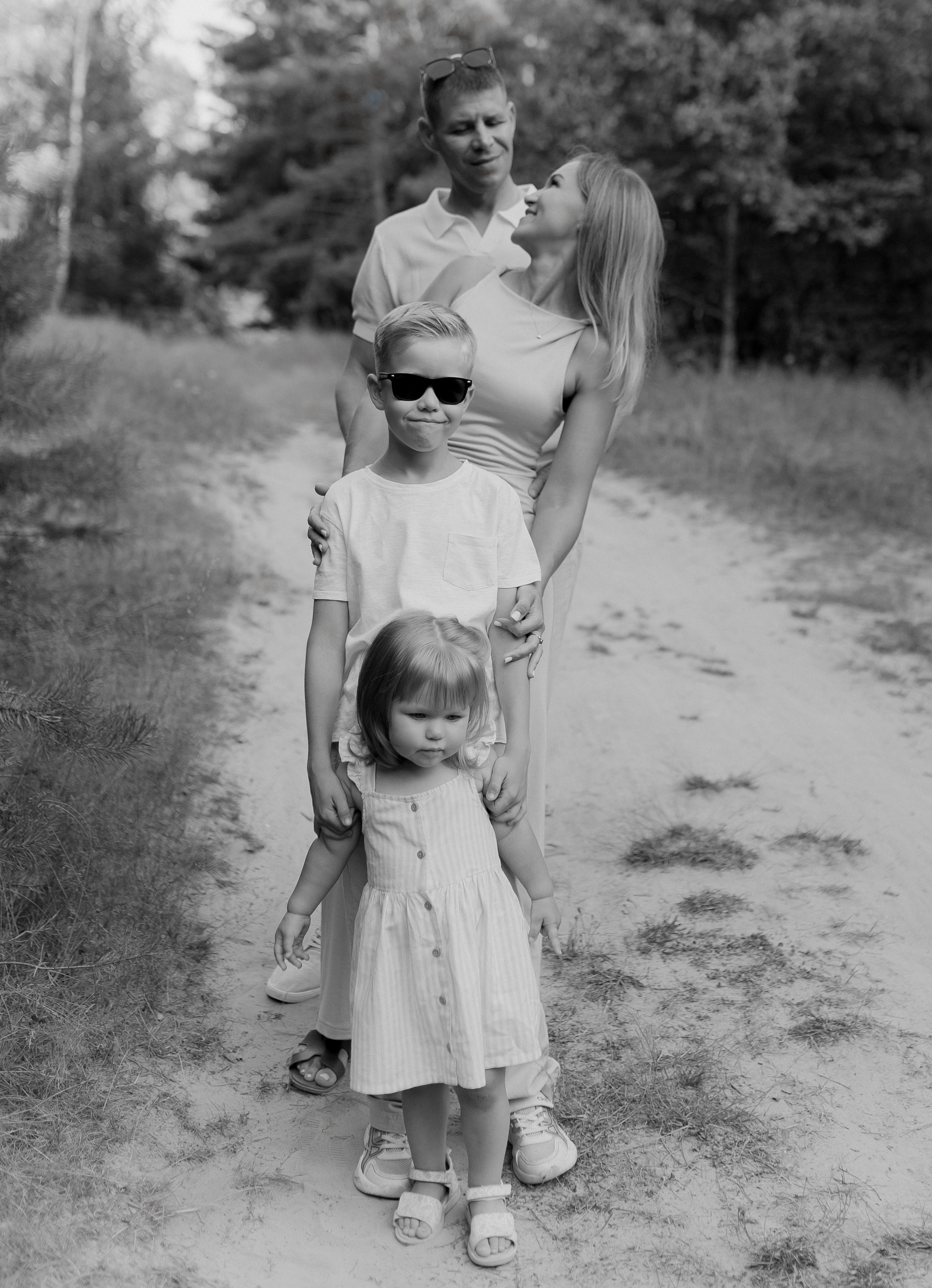 Алексей, Мария, Ваня и Варя. Фотограф Татьяна Семенова