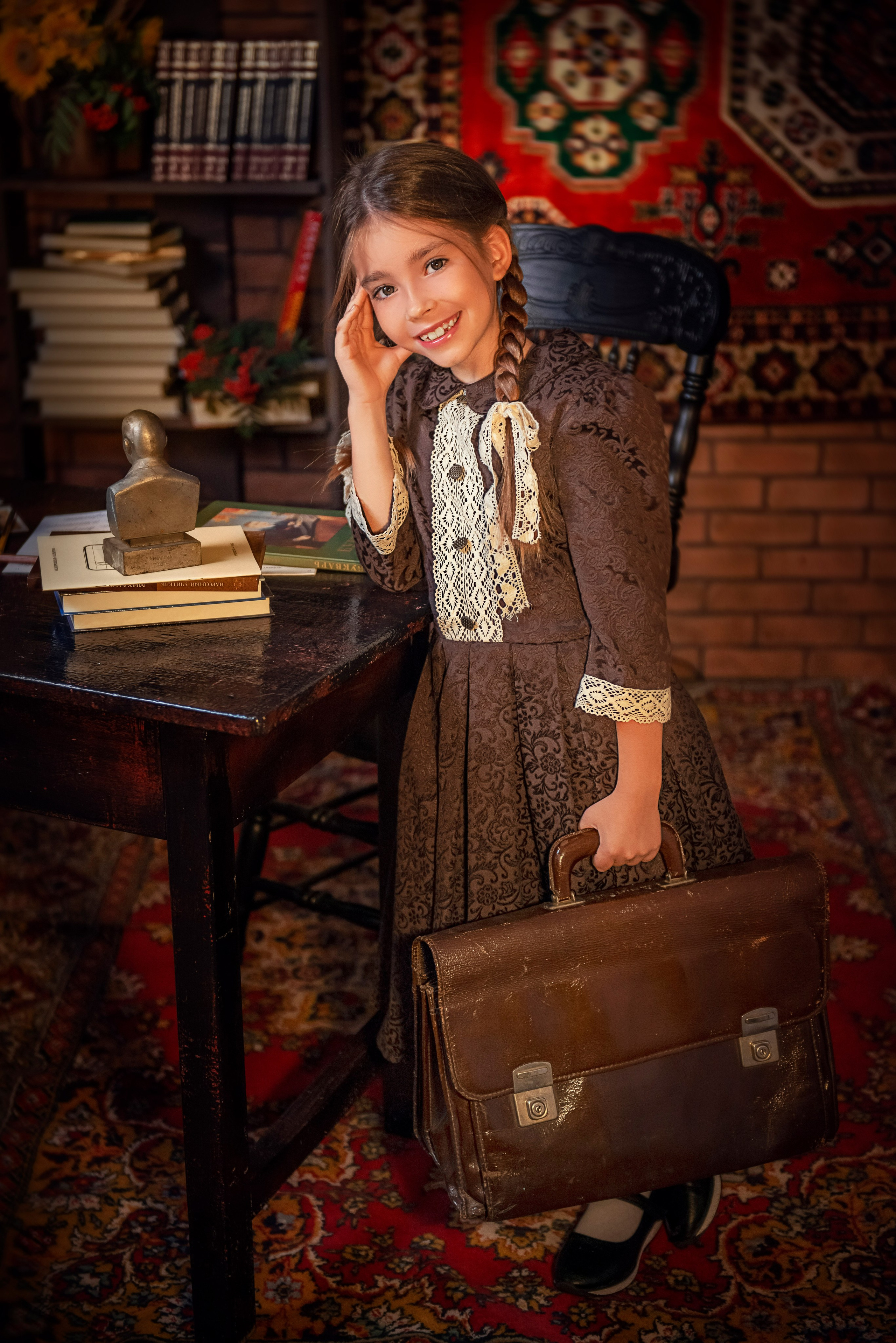 Ретро школьники. Татьяна Гойда портретный и семейный фотограф Ленск. Выпускные альбомы