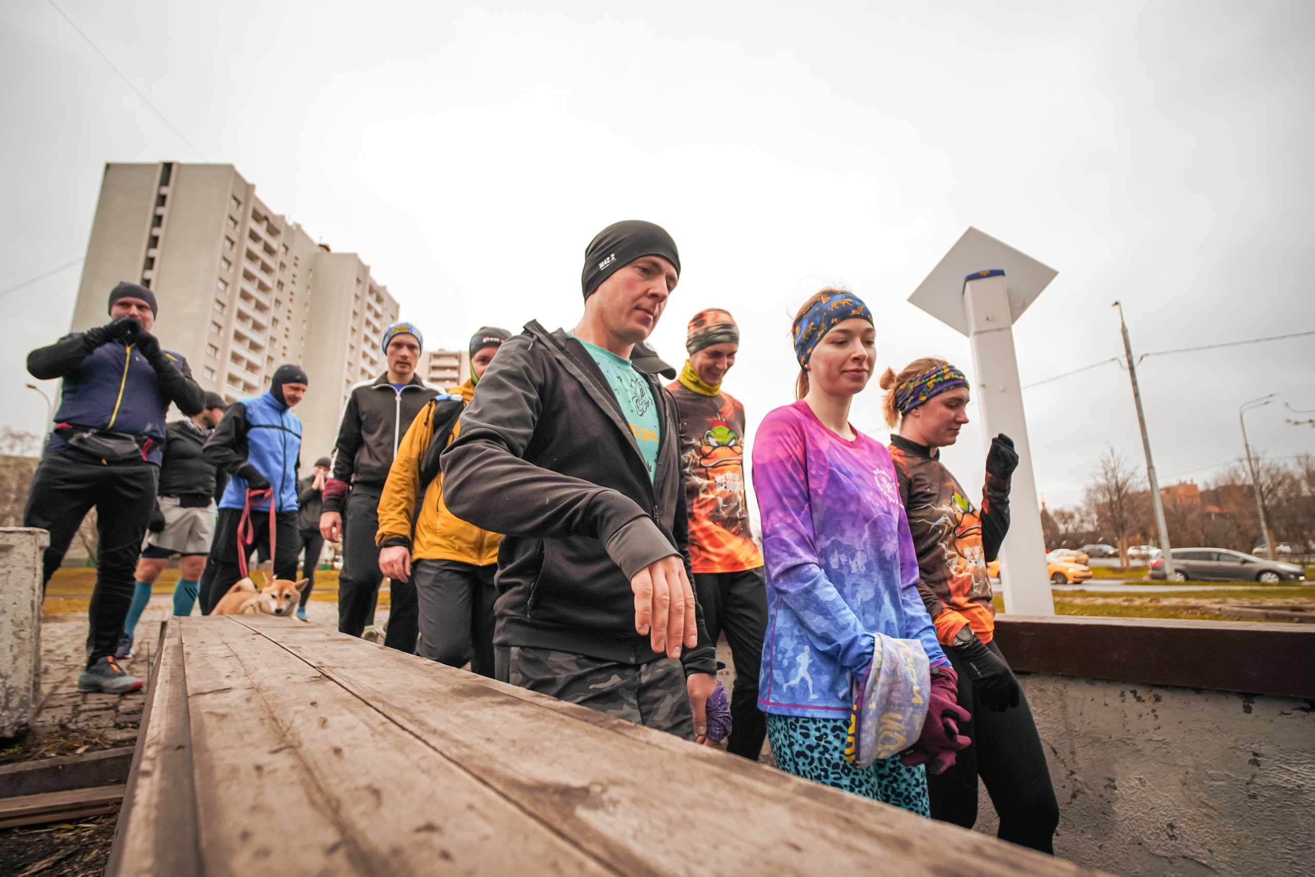 #марафонудома #яuzarun 2024 2-я петля, группа 6:30. Роман Капилюшов. Бег. Фото. Видео. г. Люберцы