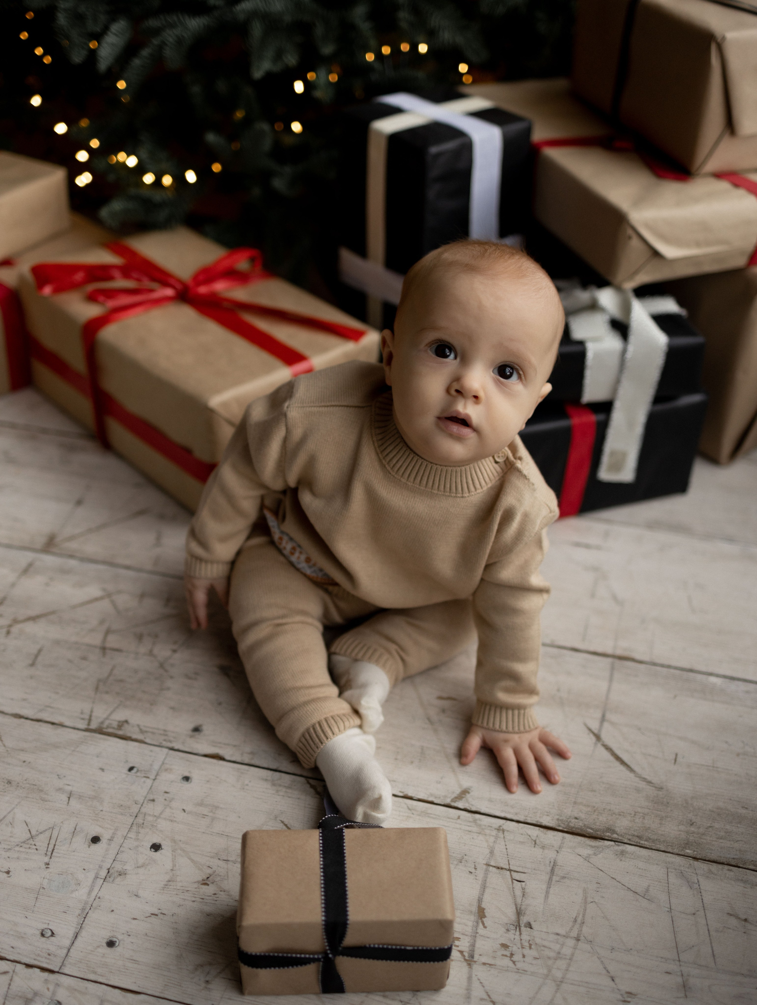 Новый год Давид, Лена, Леван. Фотограф Дарья Соколовская
