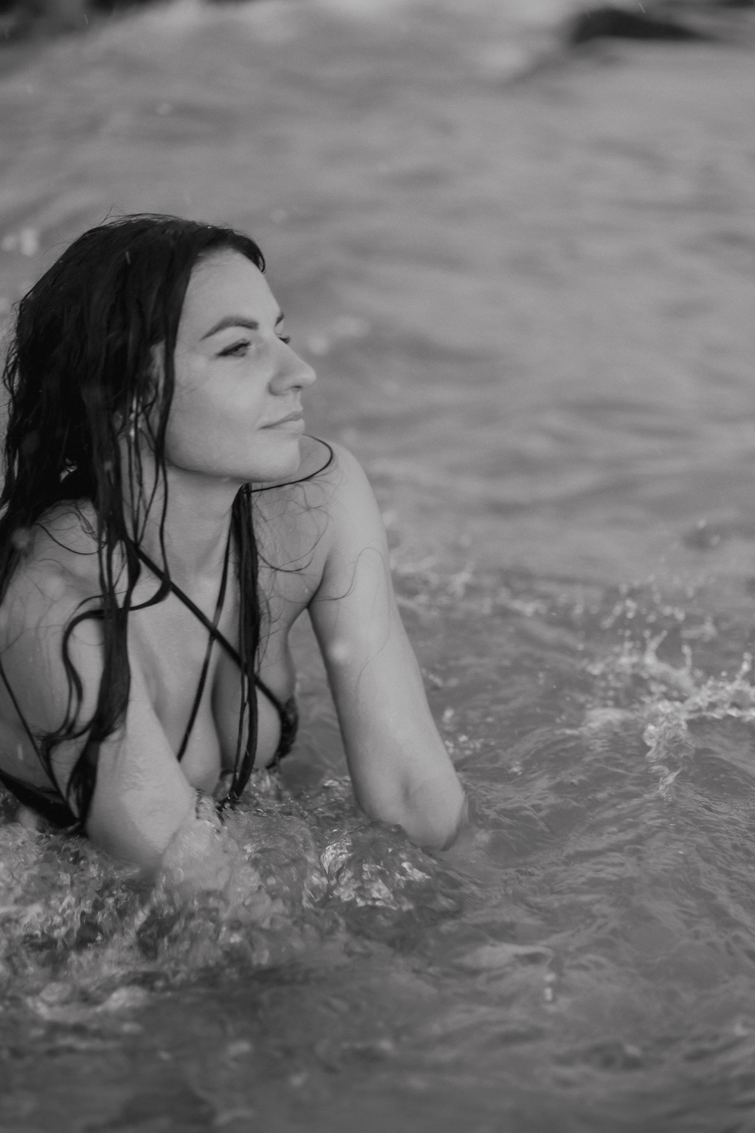 Закат на пляже Тонкий мыс. Семейный и портретный фотограф в Геленджике Любовь Бодрова